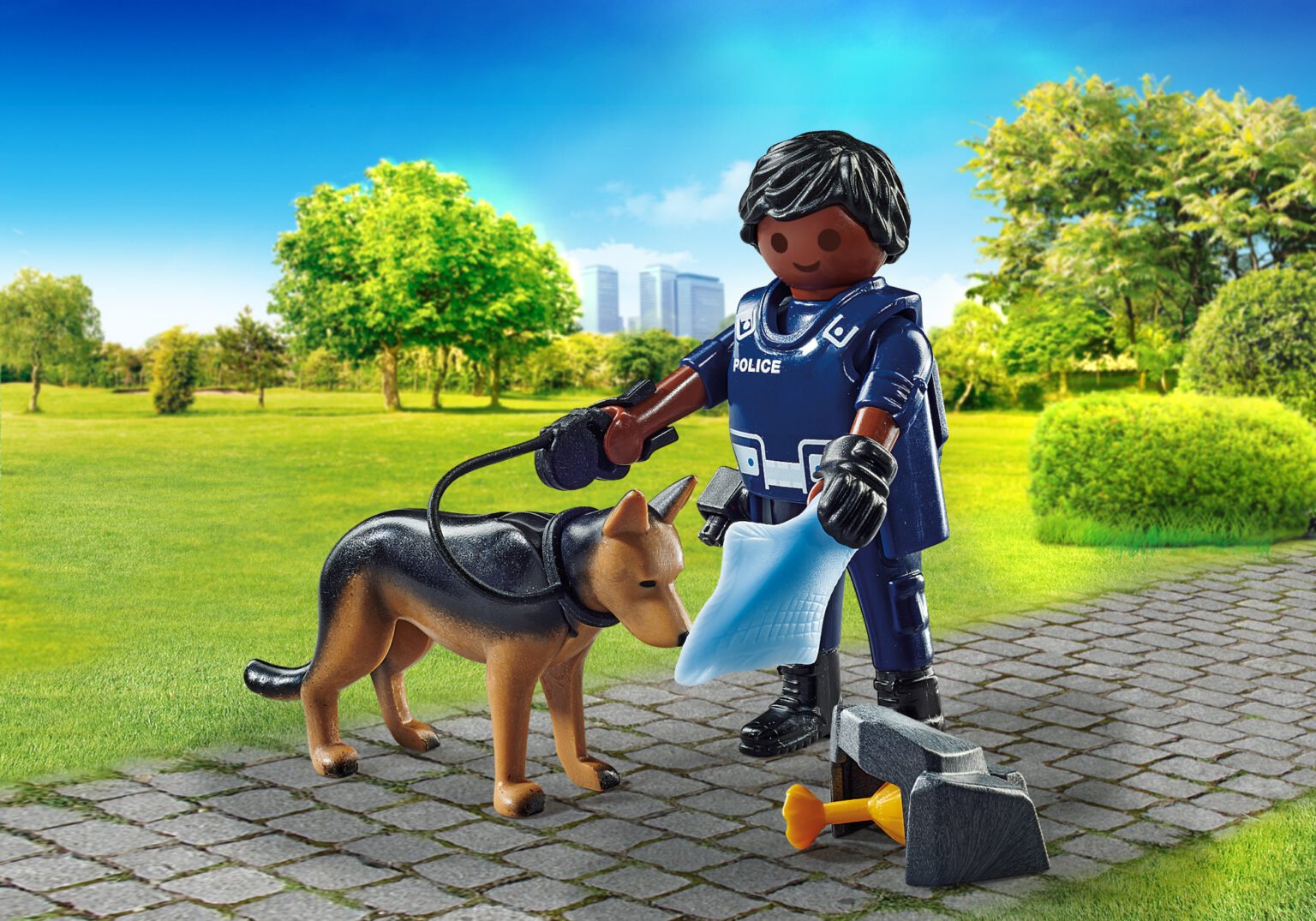Playmobil 71162 Special plus Policeman with Dog สเปเชียล ตำรวจกับสุนัขดมกลิ่น