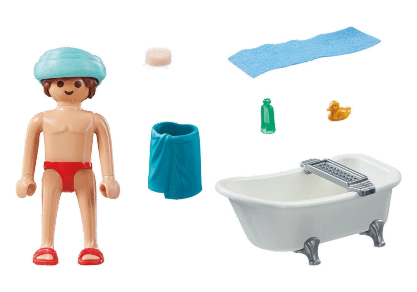 Playmobil 71167 Special Plus Man with Bathtub สเปเชียล ผู้ชายกับอ่างอาบน้ำ - Image 3