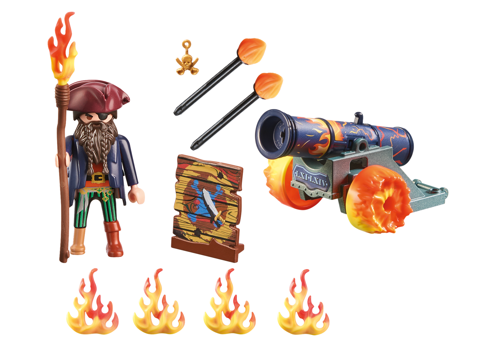 Playmobil 71189 Pirate with Cannon Gift Set ชุดของขวัญ โจรสลัดกับปืนใหญ่ - Image 3