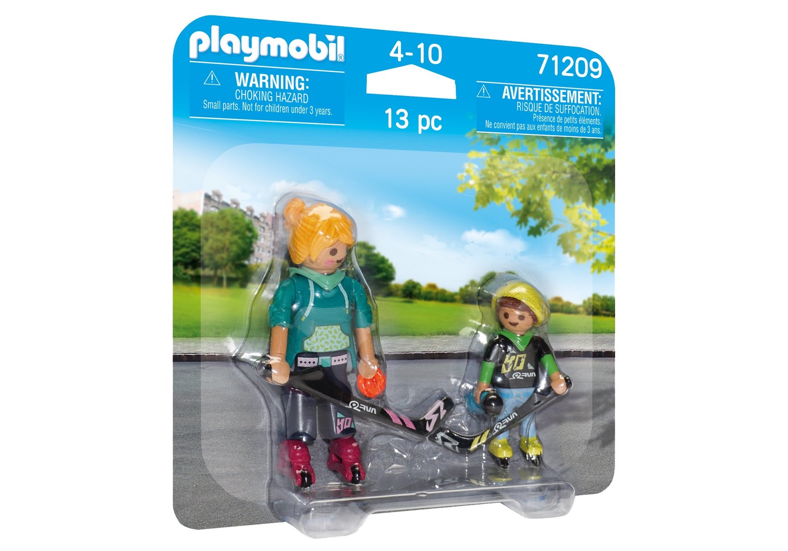 Playmobil 71209 Duo Pack Roller Hockey ดูโอ้ โรลเลอร์ฮอกกี้ - Image 2