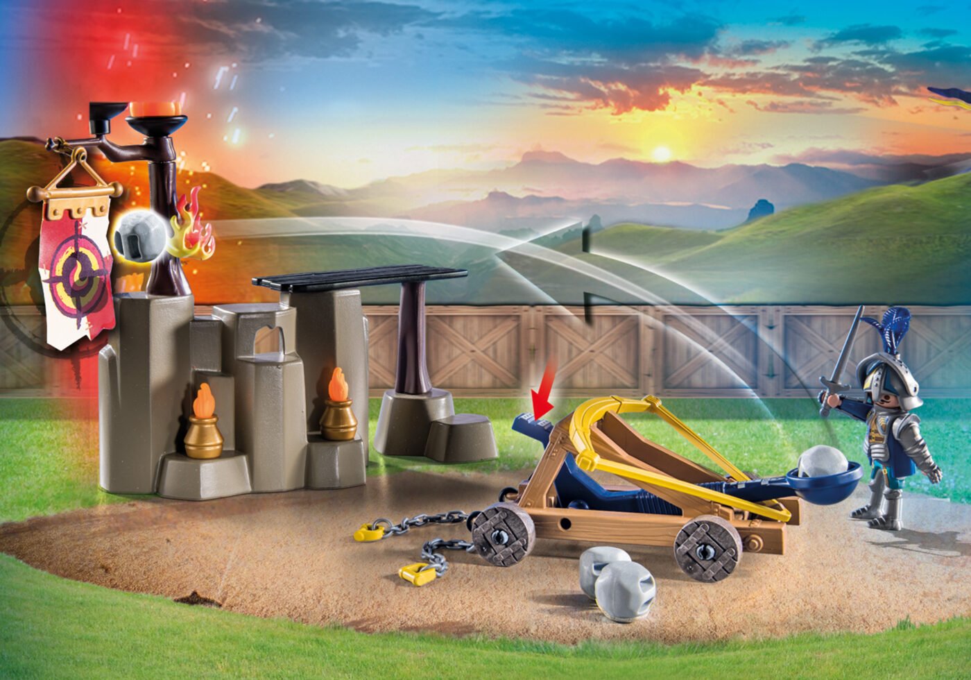 Playmobil 71210 Novelmore vs. Burnham Raiders - Battle Arena โนเวลมอร์ สนามประลอง - Image 6