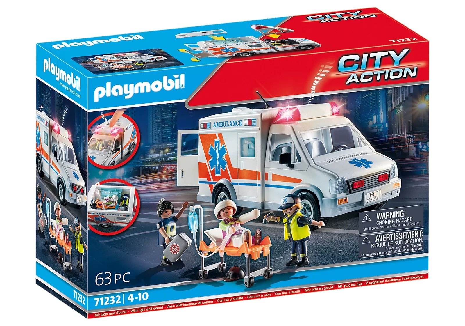 Playmobil 71232 Special Cars Ambulance สเปเชียลคาร์ รถพยาบาล - Image 2