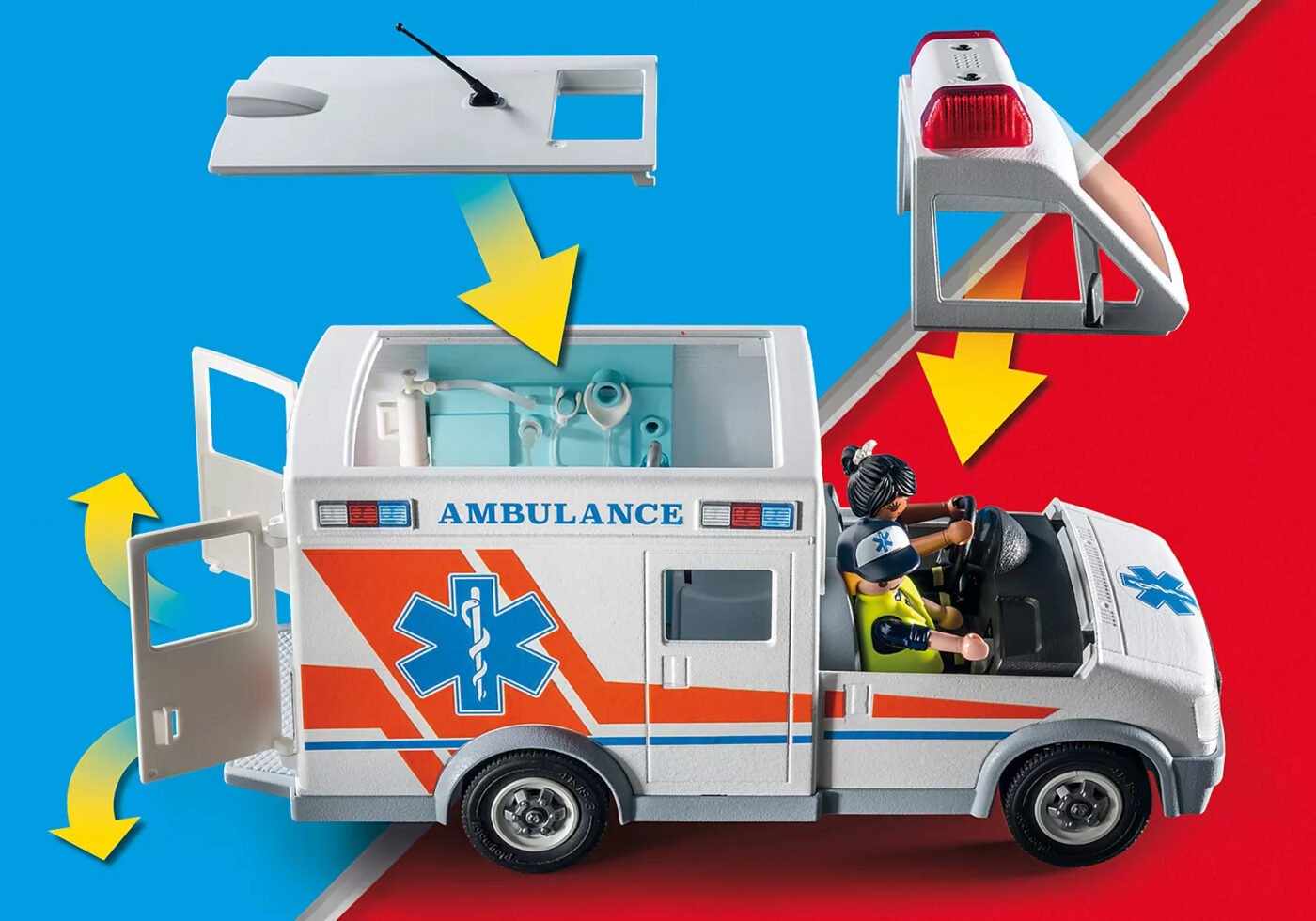 Playmobil 71232 Special Cars Ambulance สเปเชียลคาร์ รถพยาบาล - Image 7