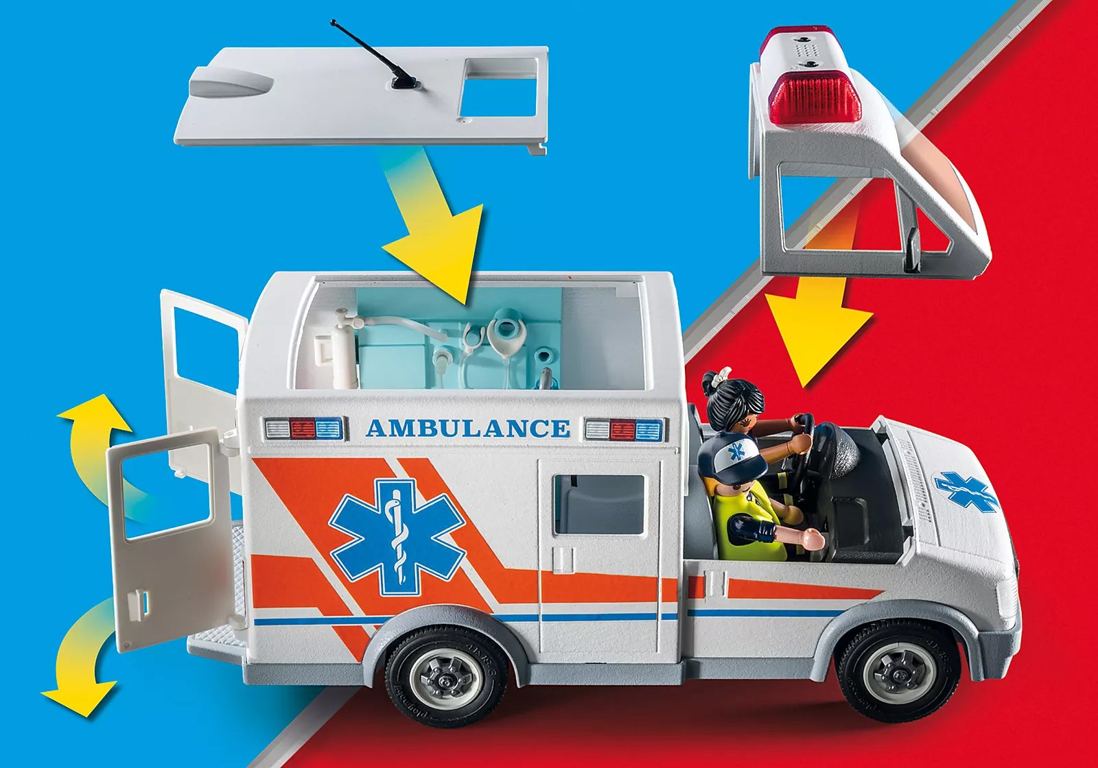 Playmobil 71232 Special Cars Ambulance สเปเชียลคาร์ รถพยาบาล - Image 7