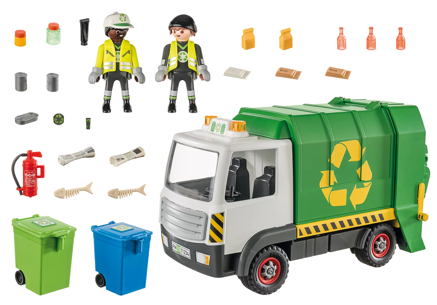 Playmobil 71234 Special Cars Recycling Truck สเปเชียลคาร์ รถบรรทุกรีไซเคิล - Image 3