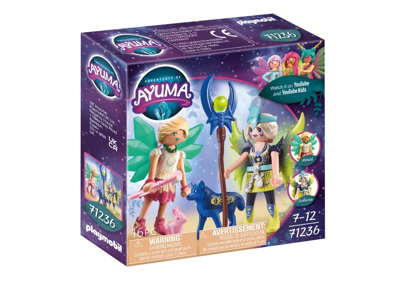 Alternative view of Playmobil 71236 AYUMA IV Crystal and Moon Fairy with Soul Animals อายูมา นางฟ้าคริสตัลและแสงจันทร์กับวิญญาณสัตว์