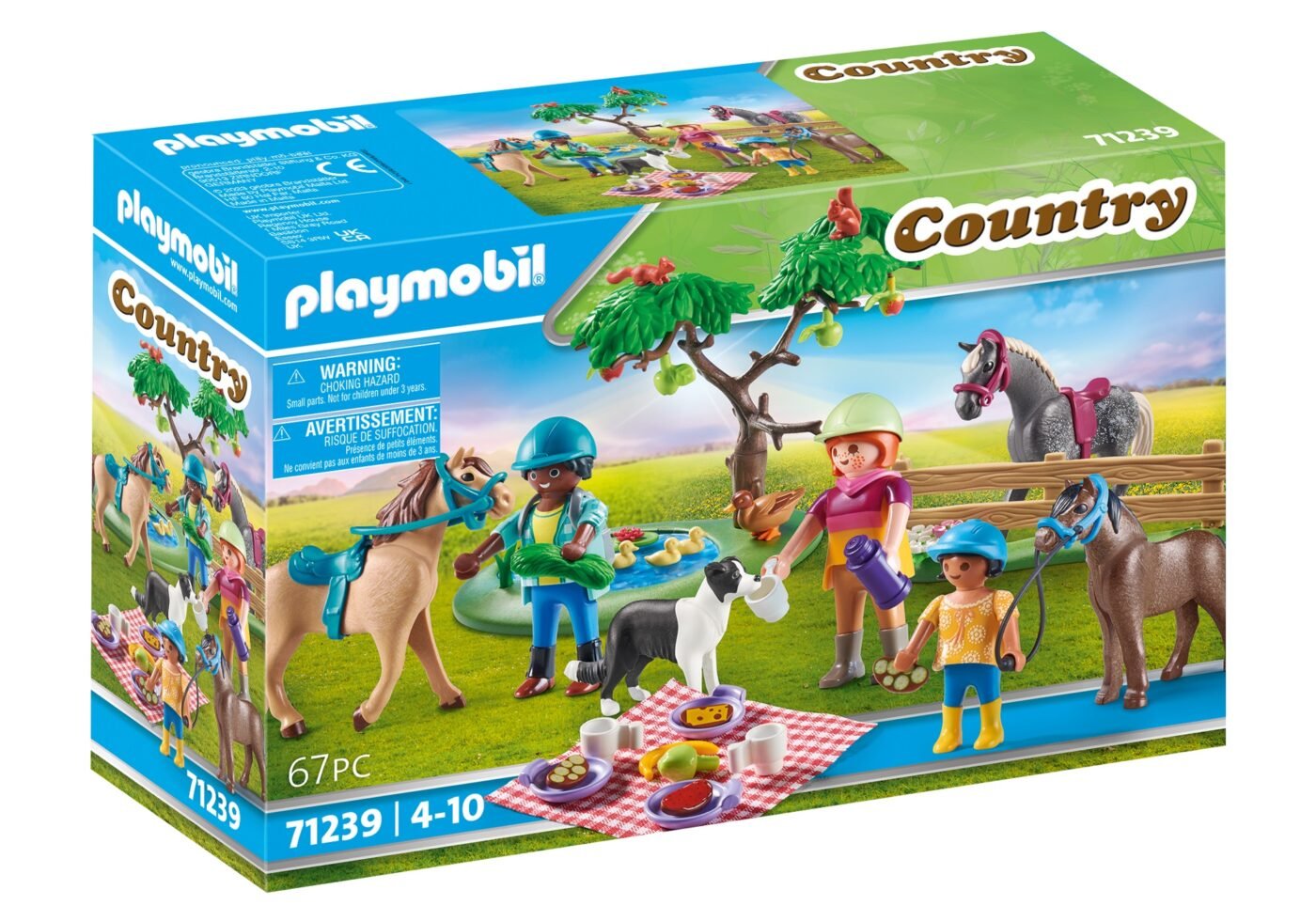 Alternative view of Playmobil 71239 Horse Farm Picnic Adventure with Horses ฟาร์มม้า ปิคนิคผจญภัยกับม้า