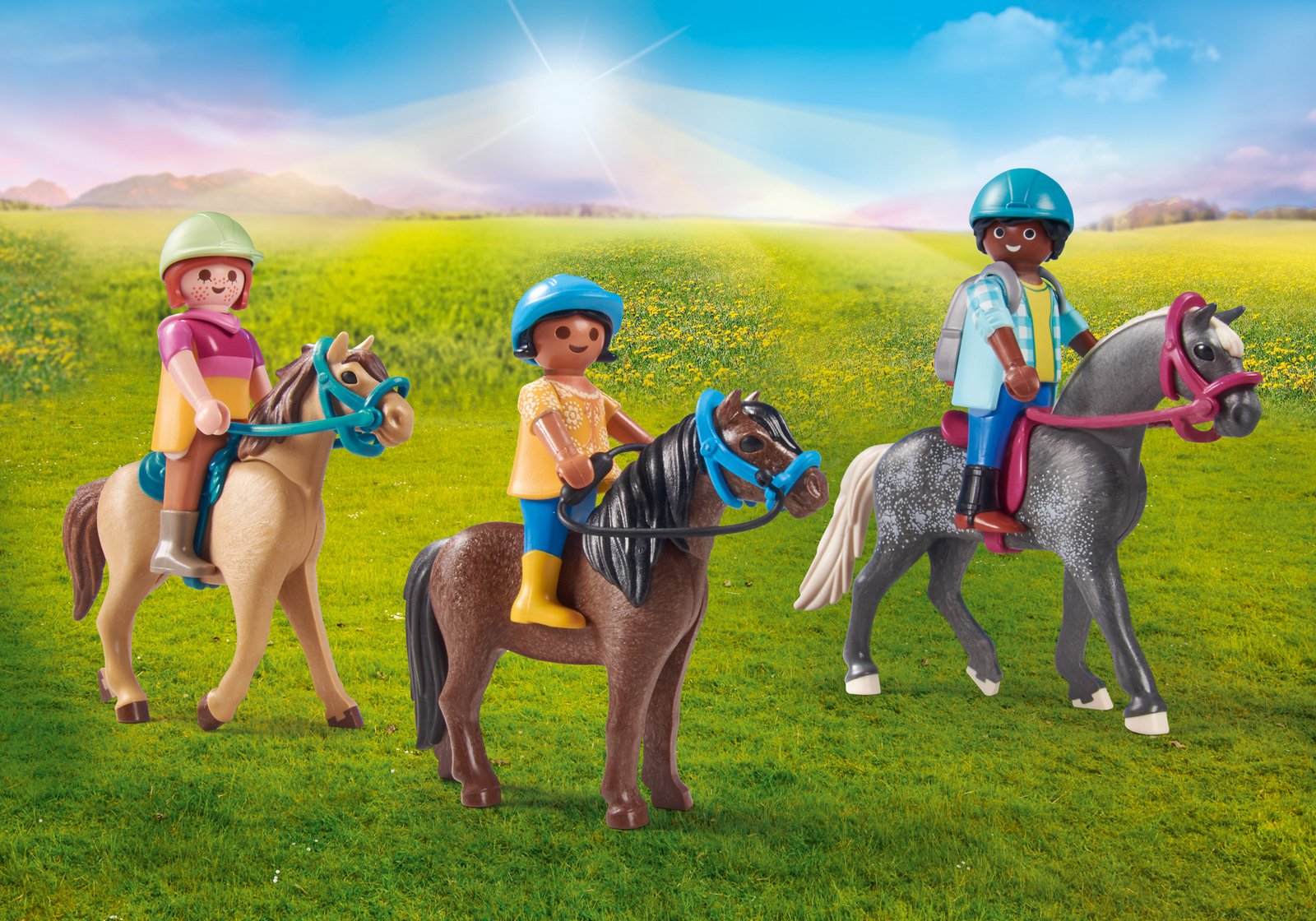 Playmobil 71239 Horse Farm Picnic Adventure with Horses ของเล่นบทบาทสมมติ ฟาร์มม้า ปิคนิคผจญภัยกับม้า - Image 4