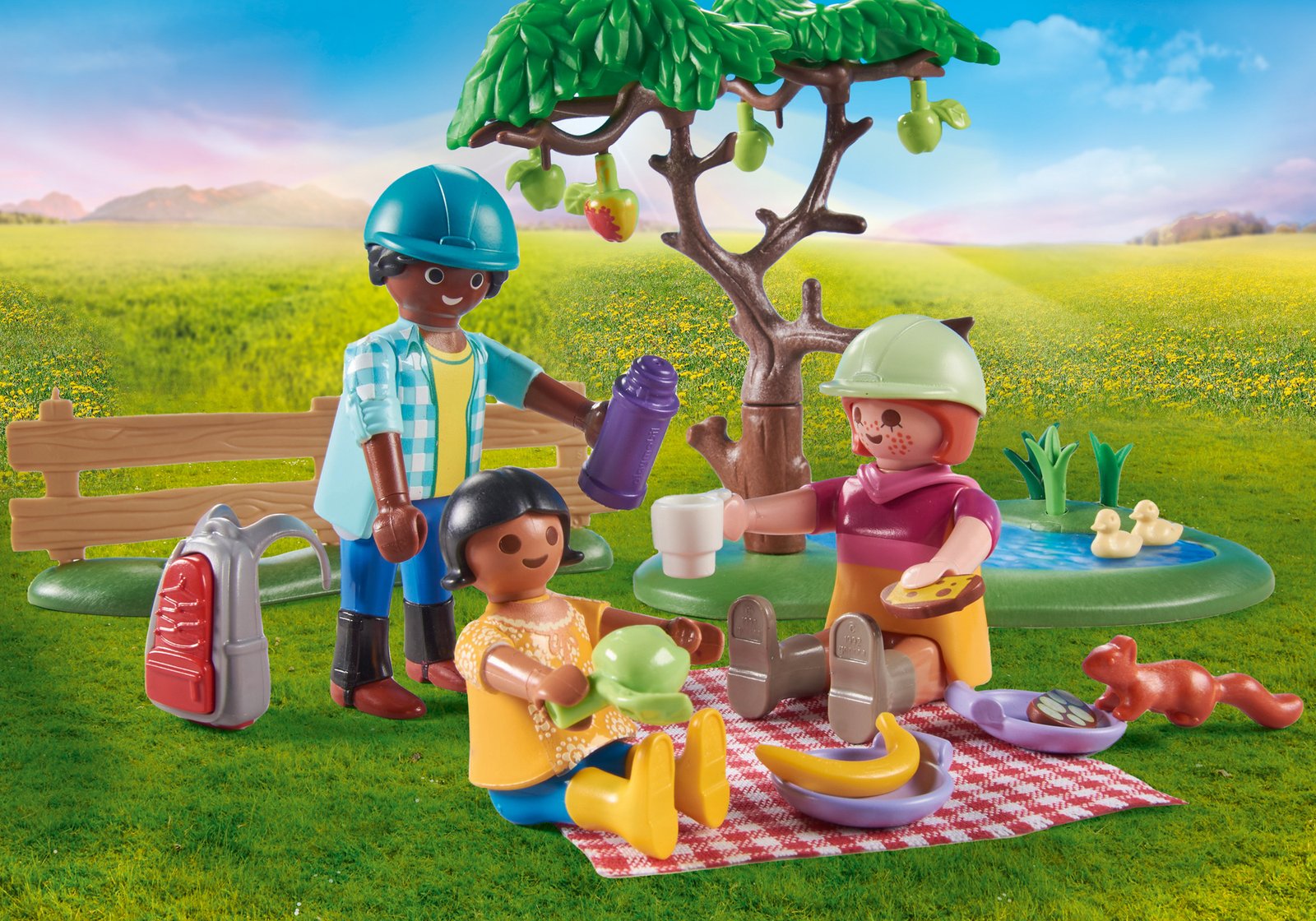 Playmobil 71239 Horse Farm Picnic Adventure with Horses ของเล่นบทบาทสมมติ ฟาร์มม้า ปิคนิคผจญภัยกับม้า - Image 5