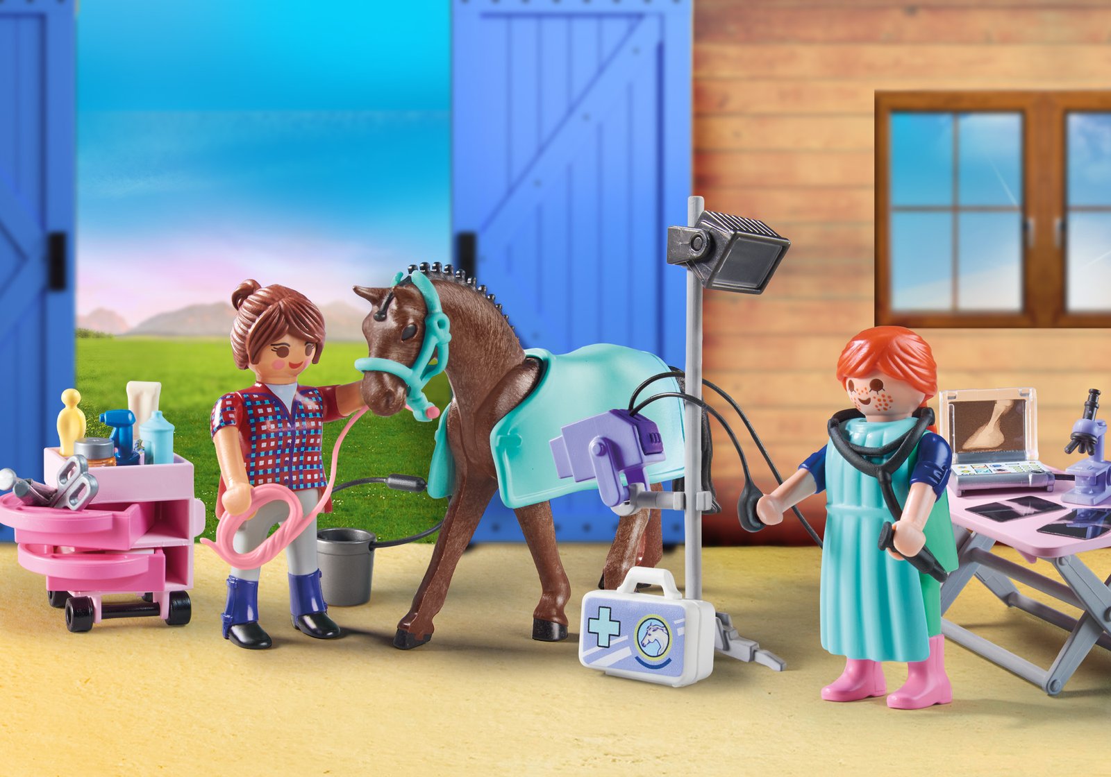 Playmobil 71241 Horse Farm Horse Veterinarian ฟาร์มม้า สัตวแพทย์ม้า