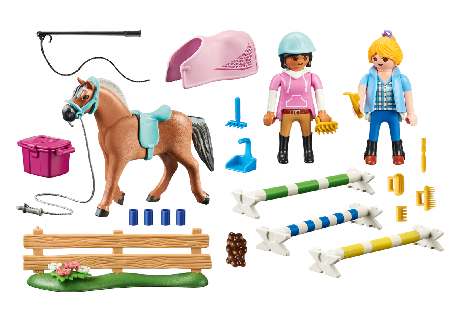 Playmobil 71242 Horse Farm Riding Lessons ฟาร์มม้า บทเรียนขี่ม้า - Image 3