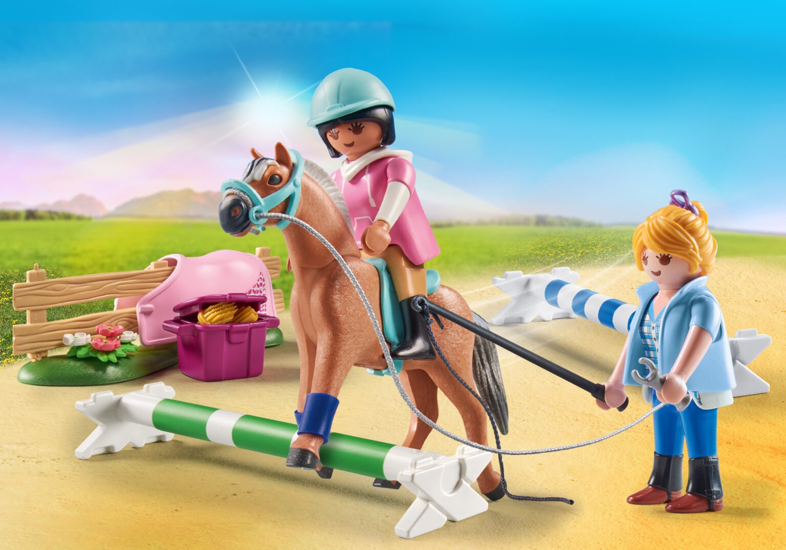 Playmobil 71242 Horse Farm Riding Lessons ฟาร์มม้า บทเรียนขี่ม้า