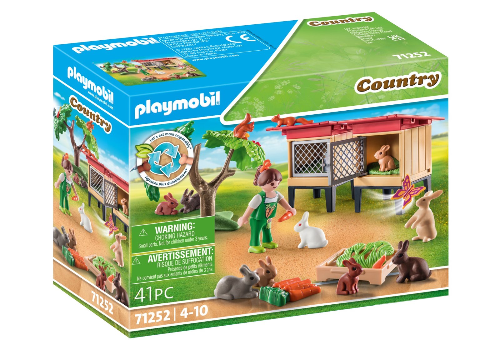 Playmobil 71252 Farm Rabbit Hutch ฟาร์ม บ้านกระต่าย - Image 2