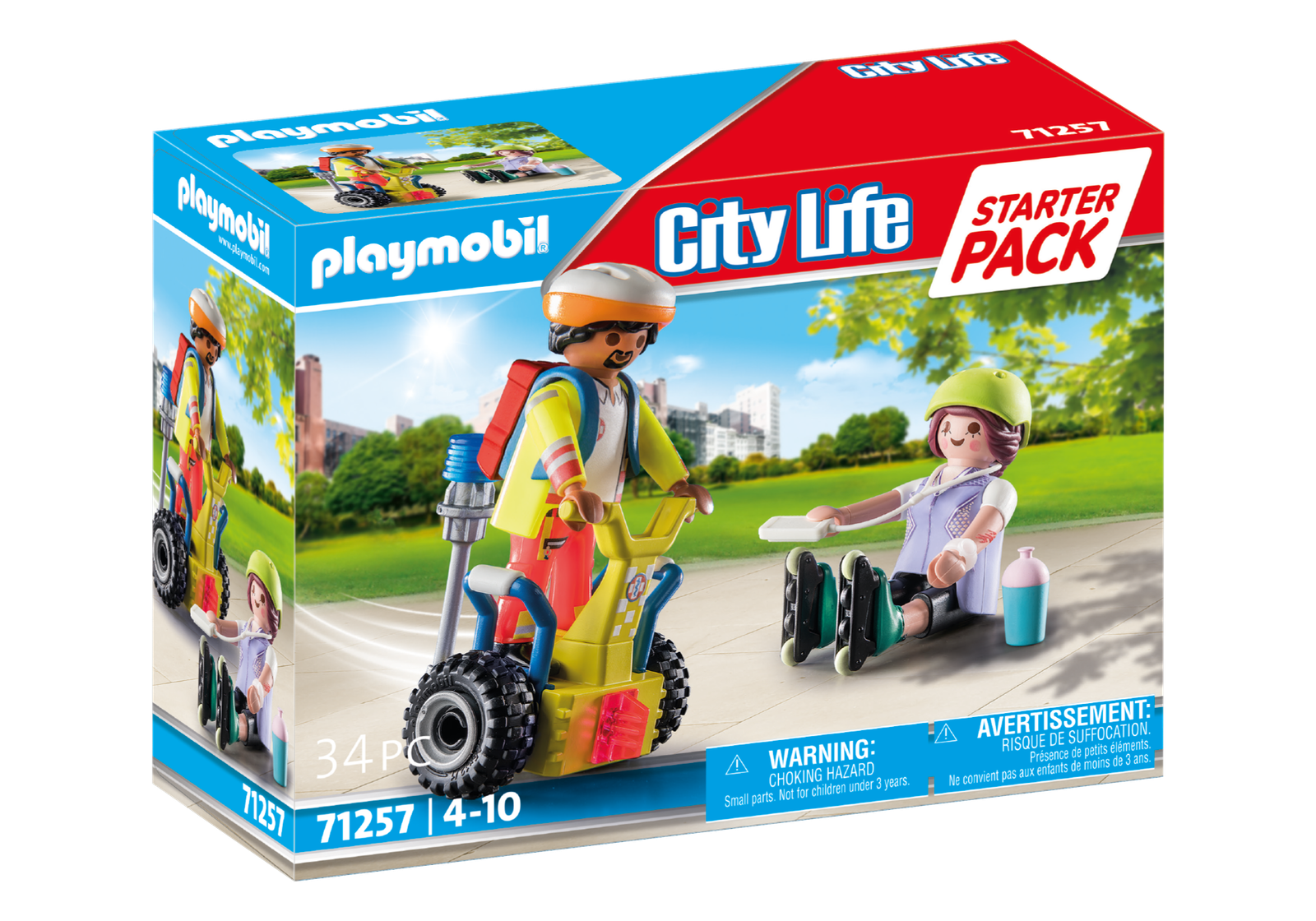 Playmobil 71257 Starter Pack Rescue with Balance Racer สตาร์ทเตอร์ กู้ภัยด้วยรถซิ่งบาลานซ์ - Image 2