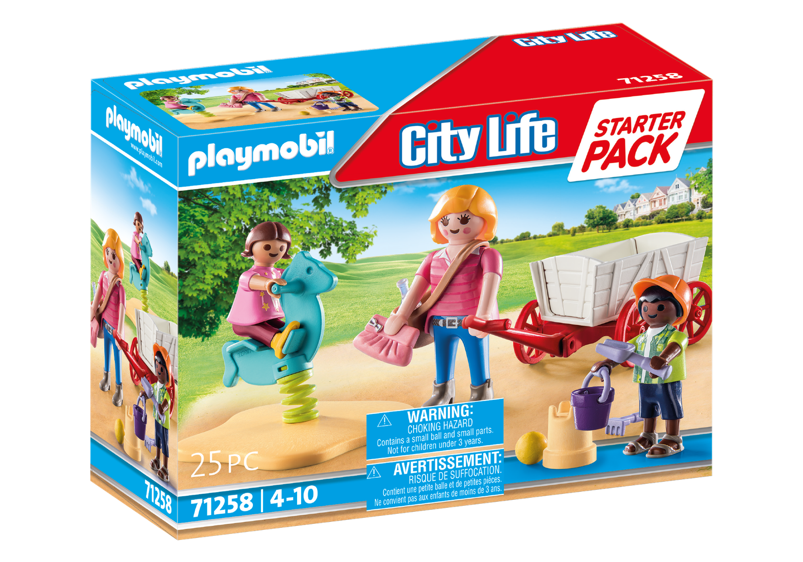 Playmobil 71258 Starter Pack preschool teacher with handcart สตาร์ทเตอร์ ครูอนุบาลกับรถลากจูง - Image 2
