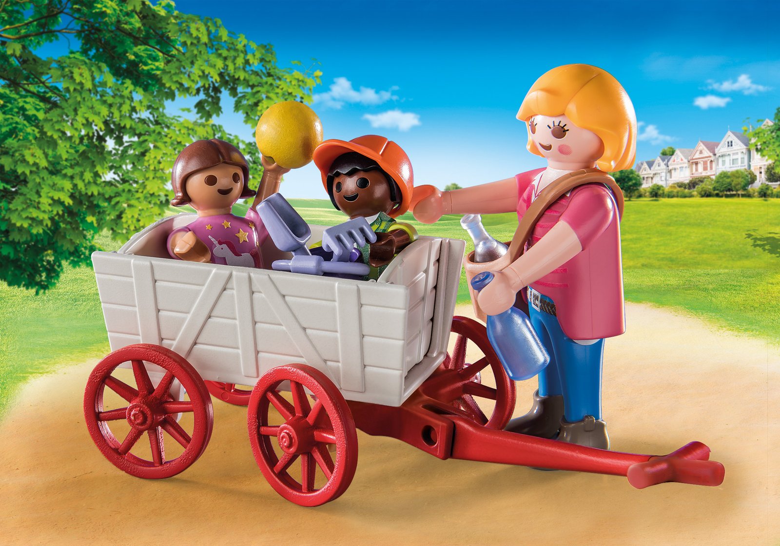 Playmobil 71258 Starter Pack preschool teacher with handcart สตาร์ทเตอร์ ครูอนุบาลกับรถลากจูง - Image 4