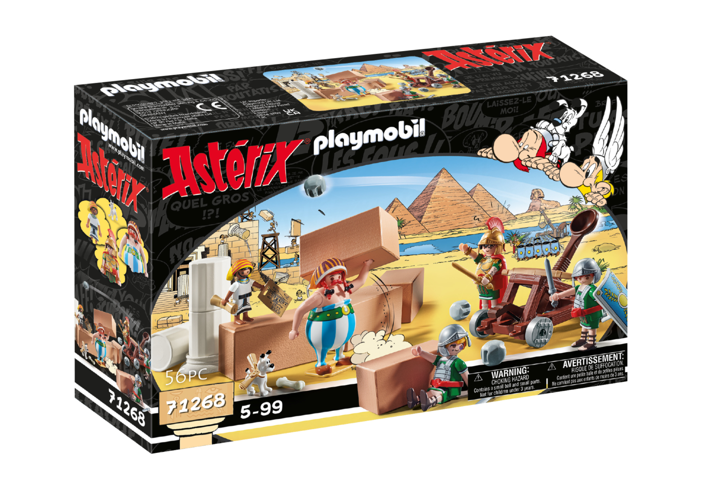 Alternative view of Playmobil 71268 Asterix: Edifis and the Battle of the Palace แอสเทอริกซ์ Edifis และการต่อสู้ของพระราชวัง