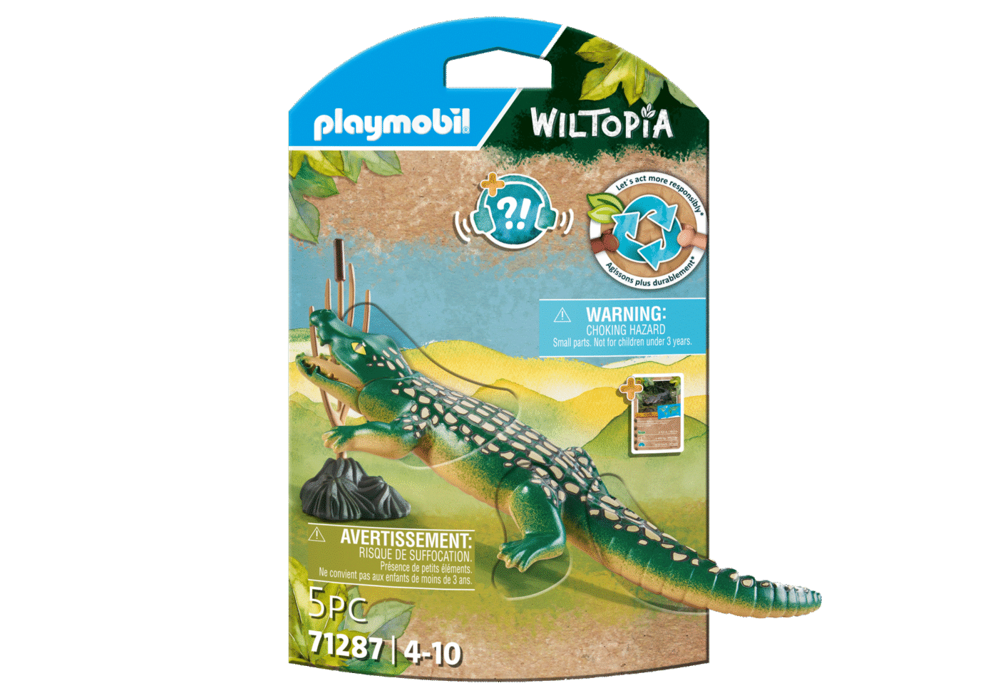 Alternative view of Playmobil 71287 Wiltopia -Alligator วิลโทเปีย จระเข้