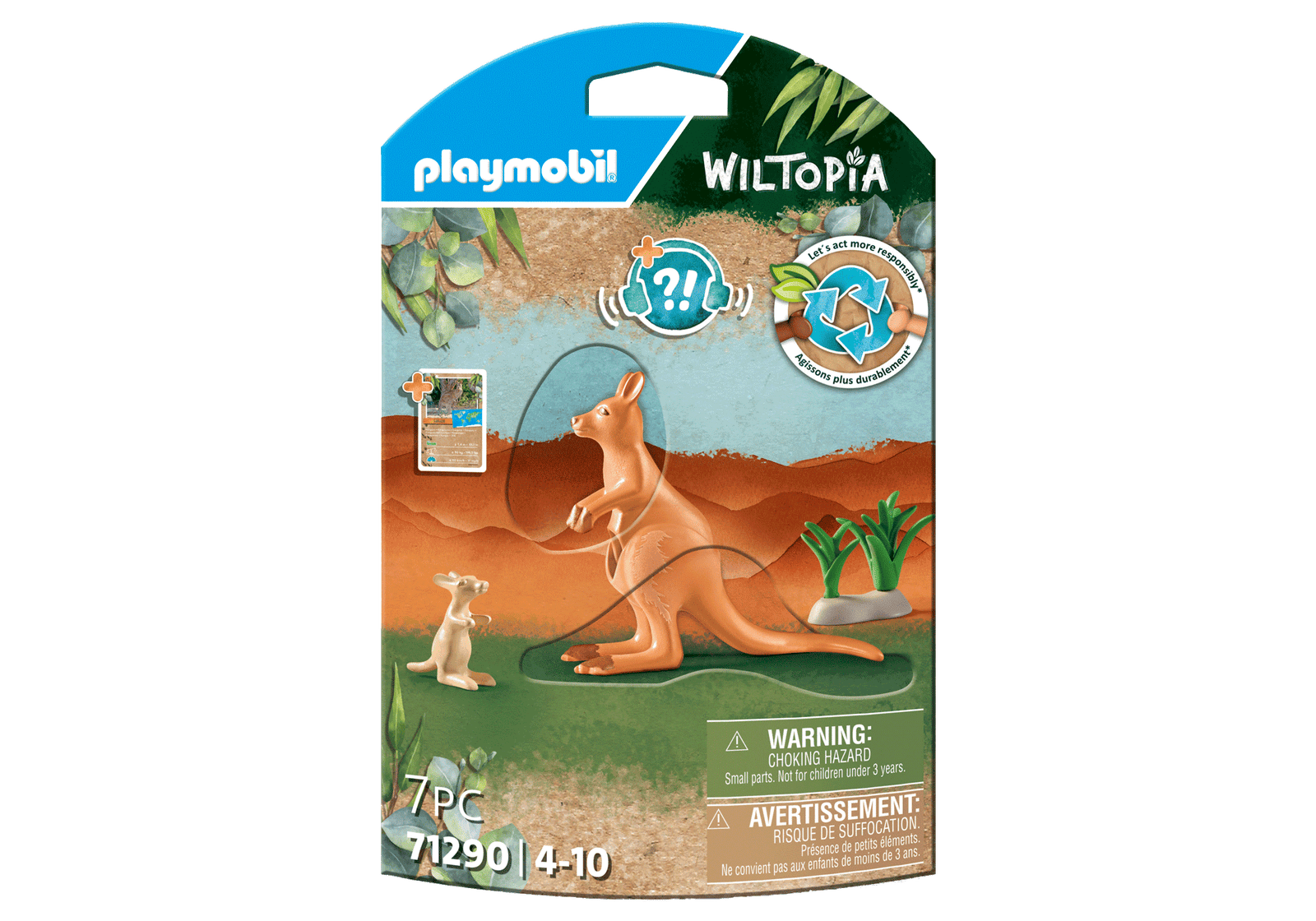 Playmobil 71290 Wiltopia - Kangaroo with Joey วิลโทเปีย จิงโจ้กับลูก - Image 2