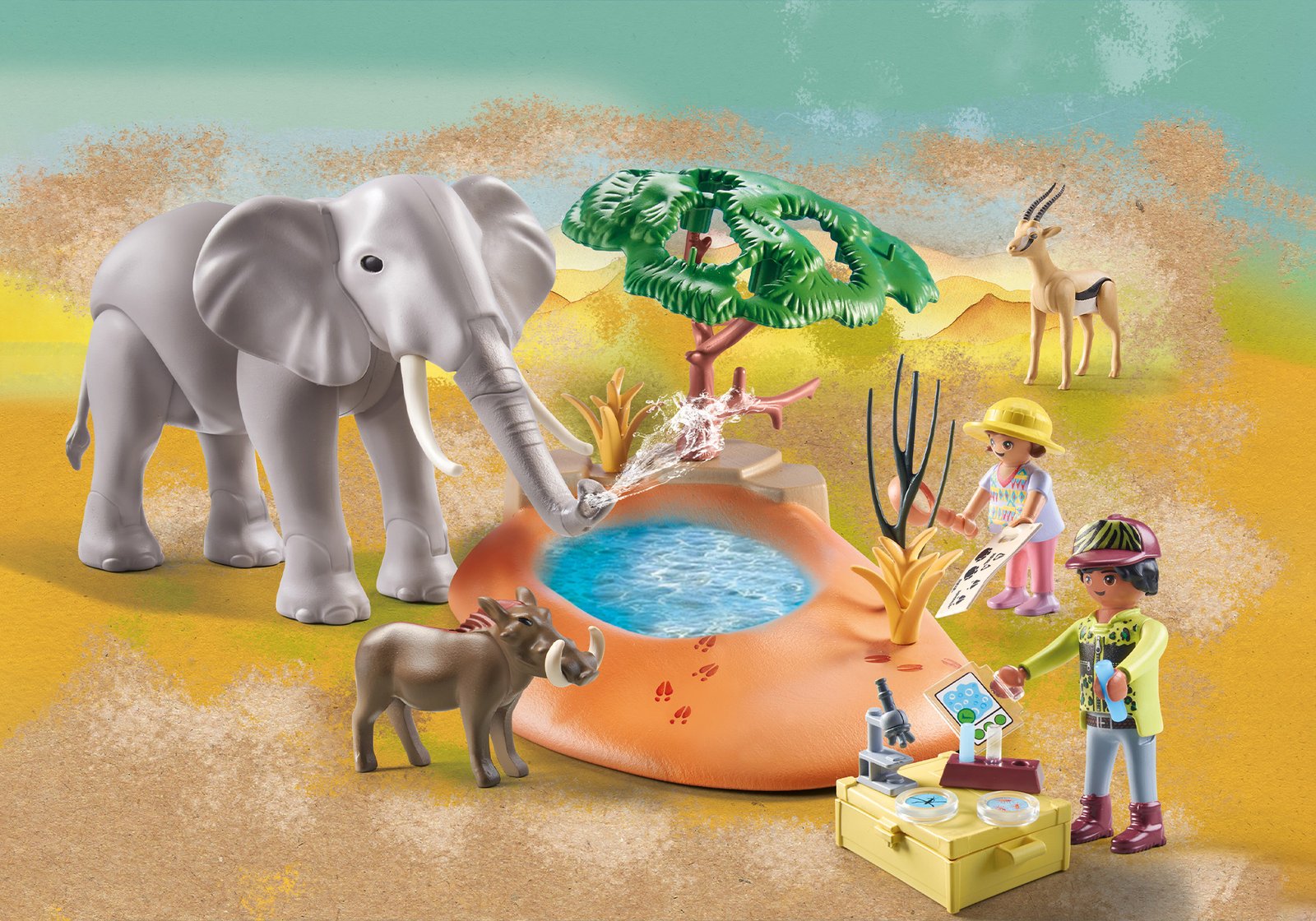 Playmobil 71294 Wiltopia - Elephant at the Waterhole วิลโทเปีย ช้างพร้อมแอ่งน้ำ