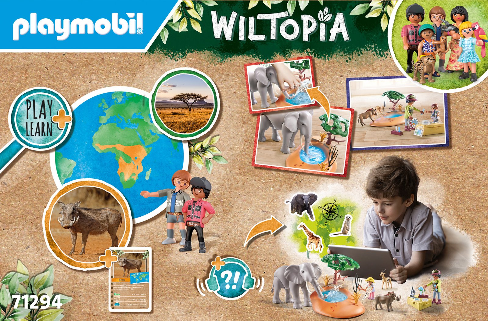 Playmobil 71294 Wiltopia - Elephant at the Waterhole วิลโทเปีย ช้างพร้อมแอ่งน้ำ - Image 4