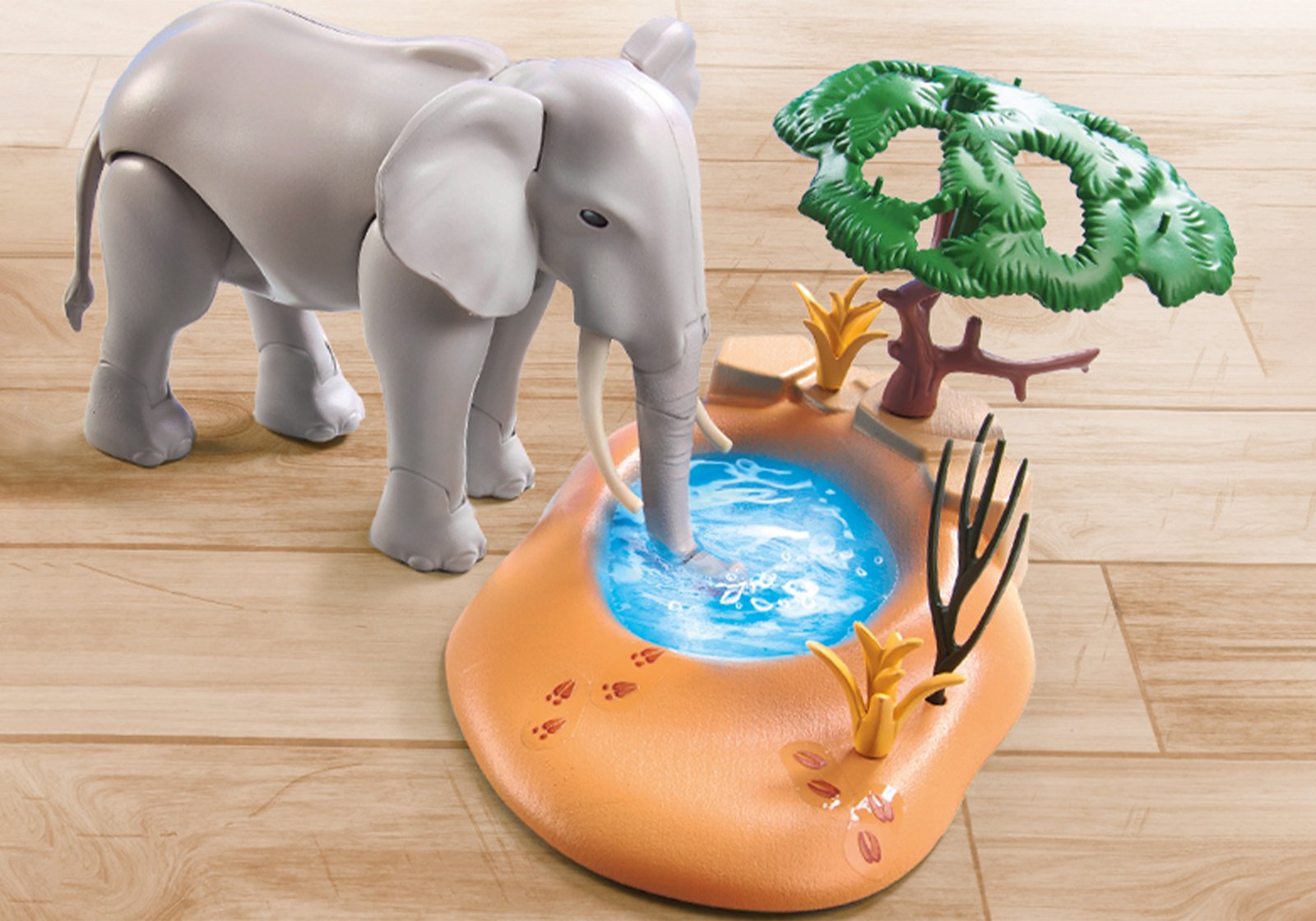 Playmobil 71294 Wiltopia - Elephant at the Waterhole วิลโทเปีย ช้างพร้อมแอ่งน้ำ - Image 6