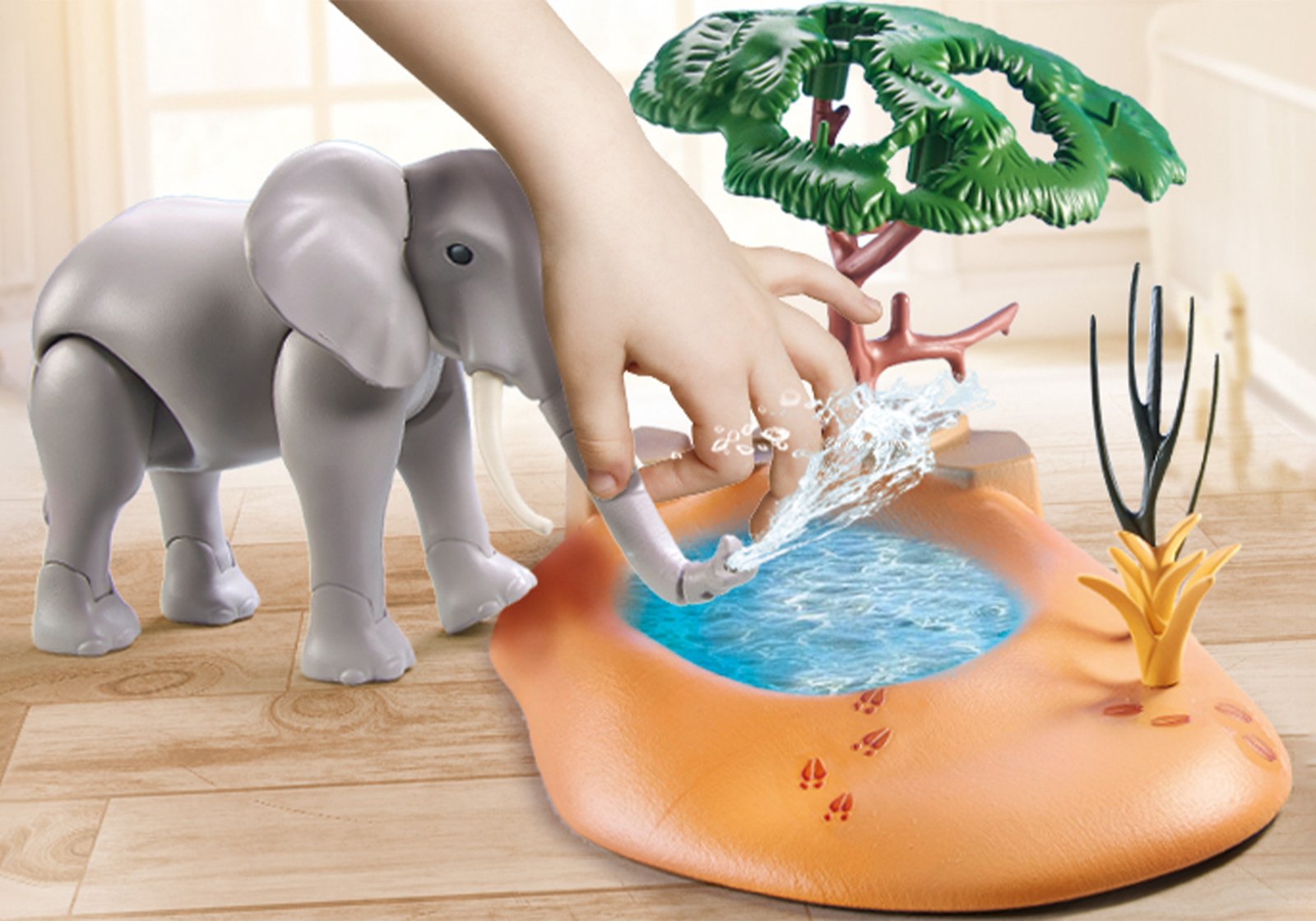 Playmobil 71294 Wiltopia - Elephant at the Waterhole วิลโทเปีย ช้างพร้อมแอ่งน้ำ - Image 7