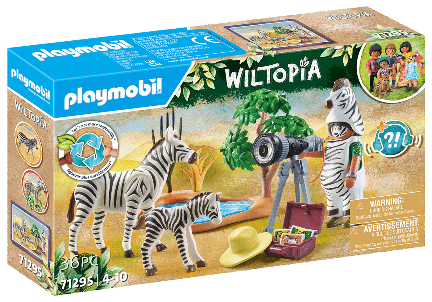 Alternative view of Playmobil 71295 Wiltopia - Animal Photographer วิลโทเปีย นักถ่ายภาพสัตว์ป่า
