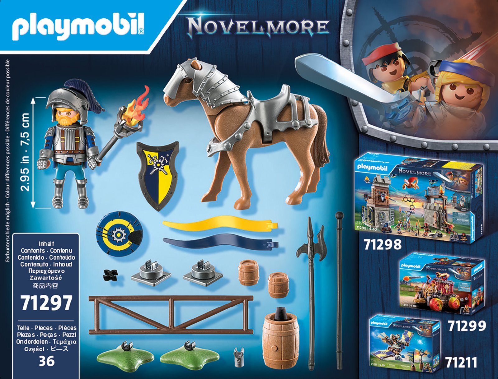 Playmobil 71297 Novelmore VII Novelmore - Medieval Jousting Area โนเวลมอร์ สนามฝึกซ้อมยุคกลาง - Image 4