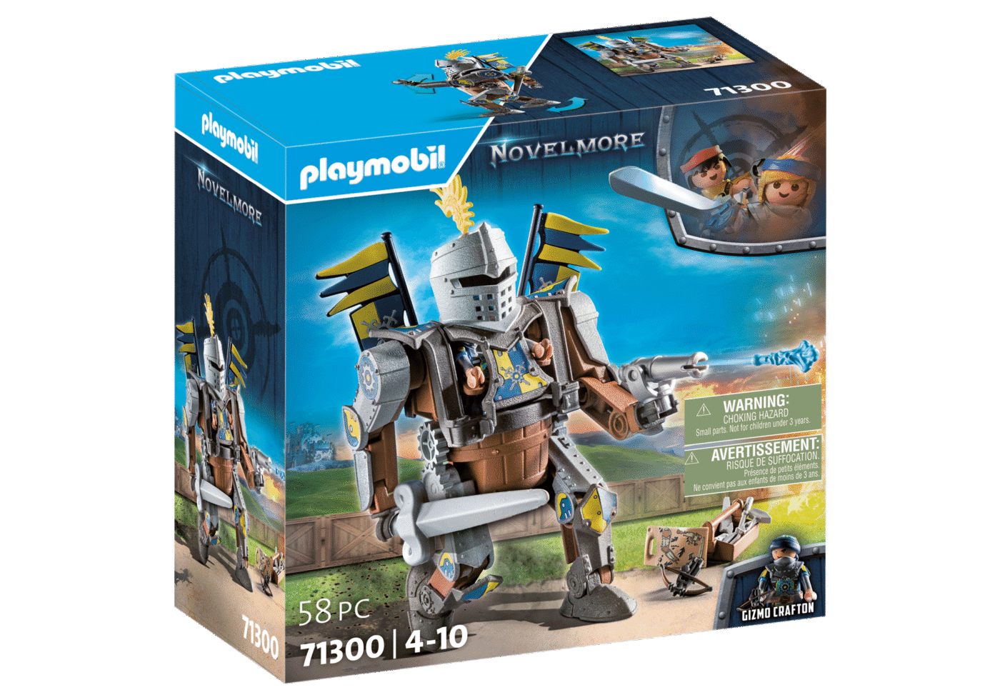 Alternative view of Playmobil 71300 Novelmore VII Novelmore - Combat Robot โนเวลมอร์ หุ่นยนต์ต่อสู้