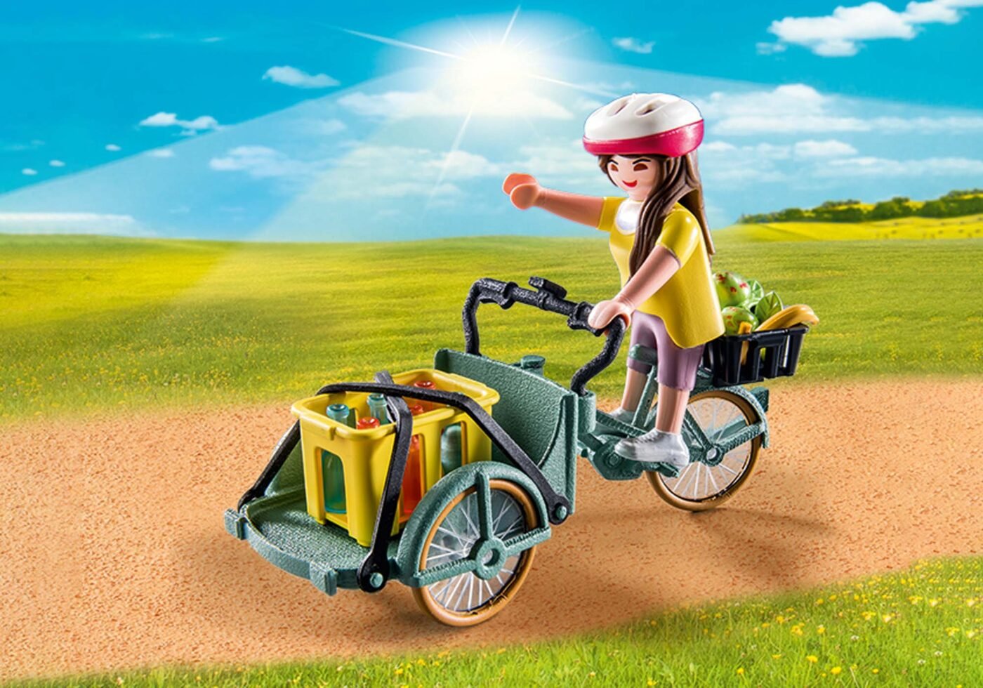 Playmobil 71306 Farm II Farmers Cargo Bike ฟาร์ม2 จักรยานบรรทุกสินค้า - Image 4