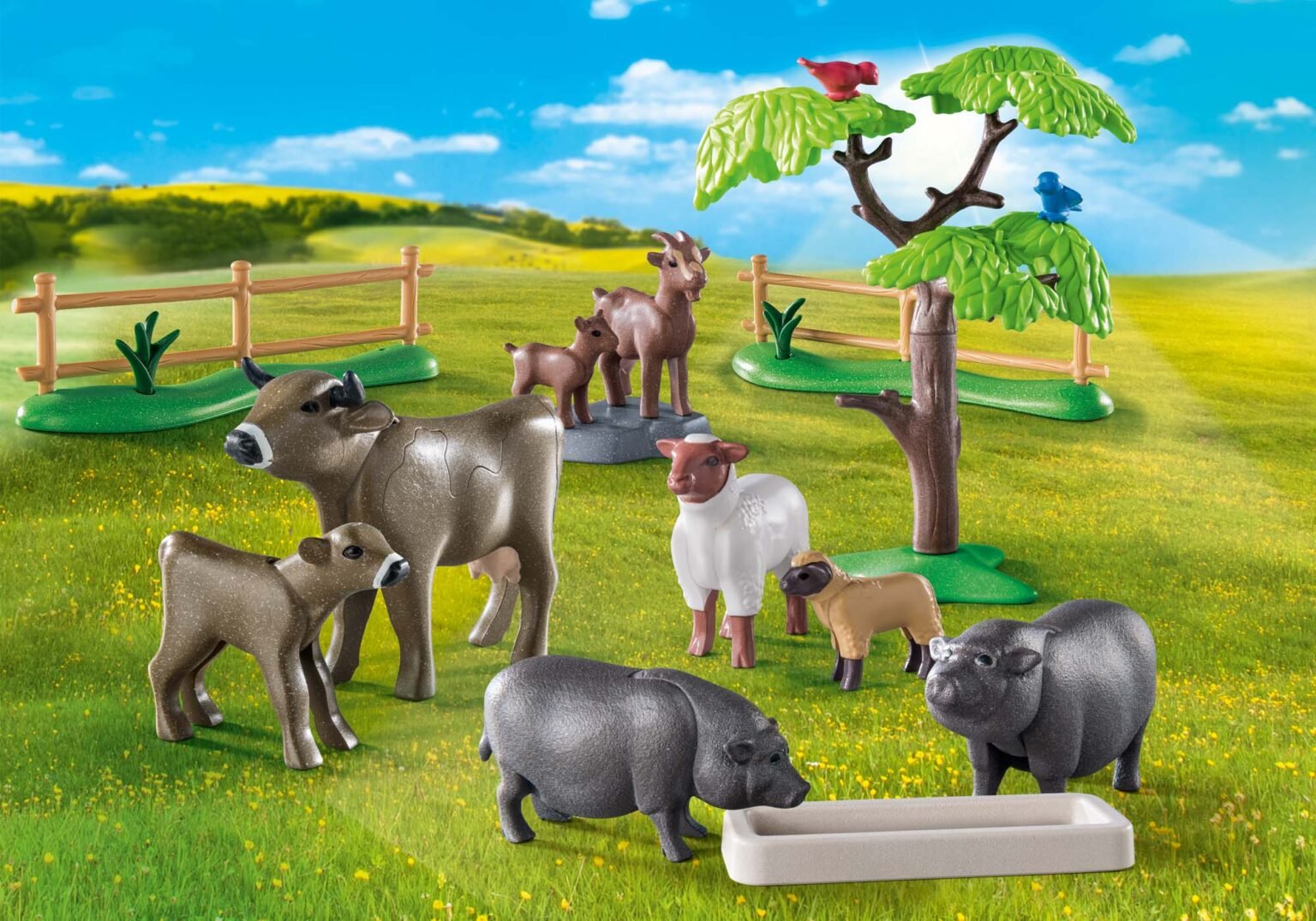 Playmobil 71307 Farm II Animal Enclosure ฟาร์ม2 สัตว์เลี้ยงในฟาร์ม