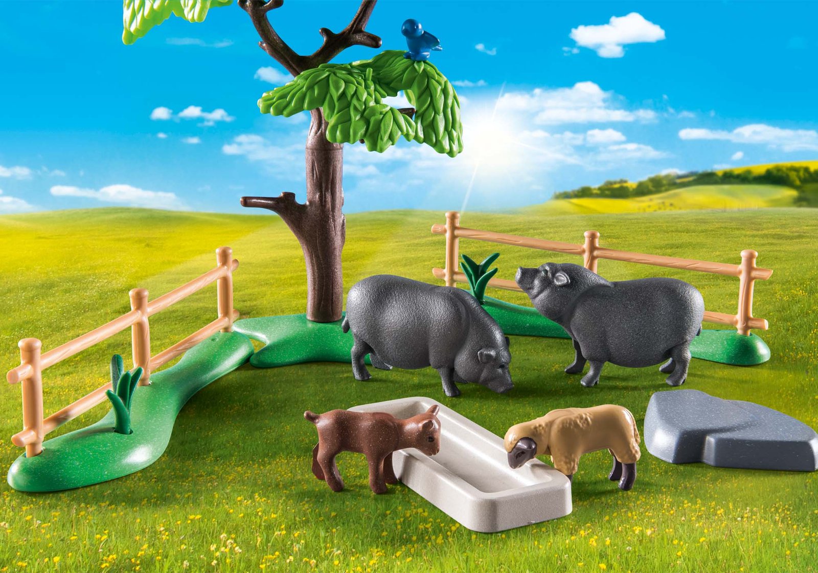 Playmobil 71307 Farm II Animal Enclosure ของเล่นบทบาทสมมติ ฟาร์ม2 สัตว์เลี้ยงในฟาร์ม - Image 4