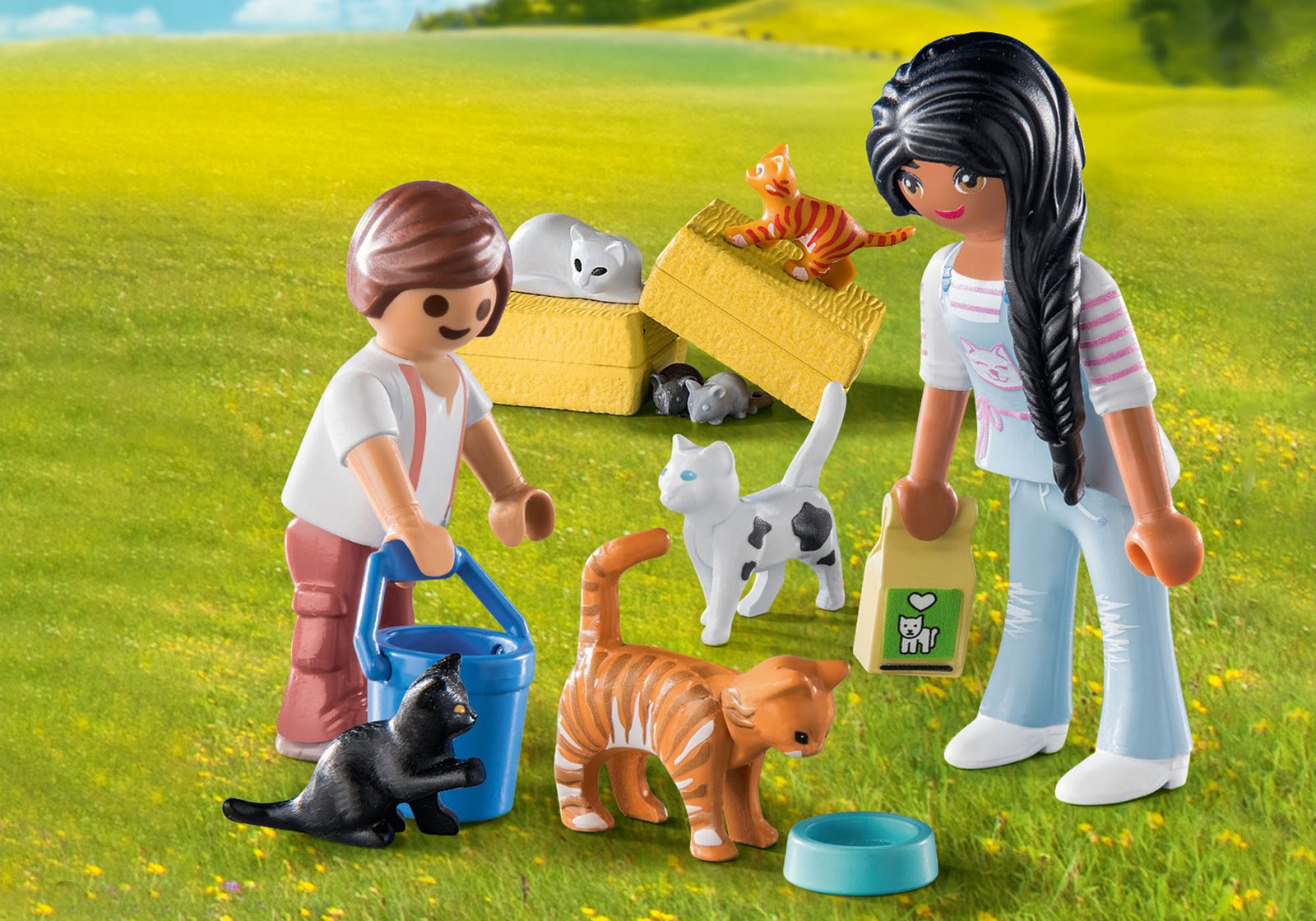 Playmobil 71309 Farm II Cat Family ฟาร์ม2 ครอบครัวแมว