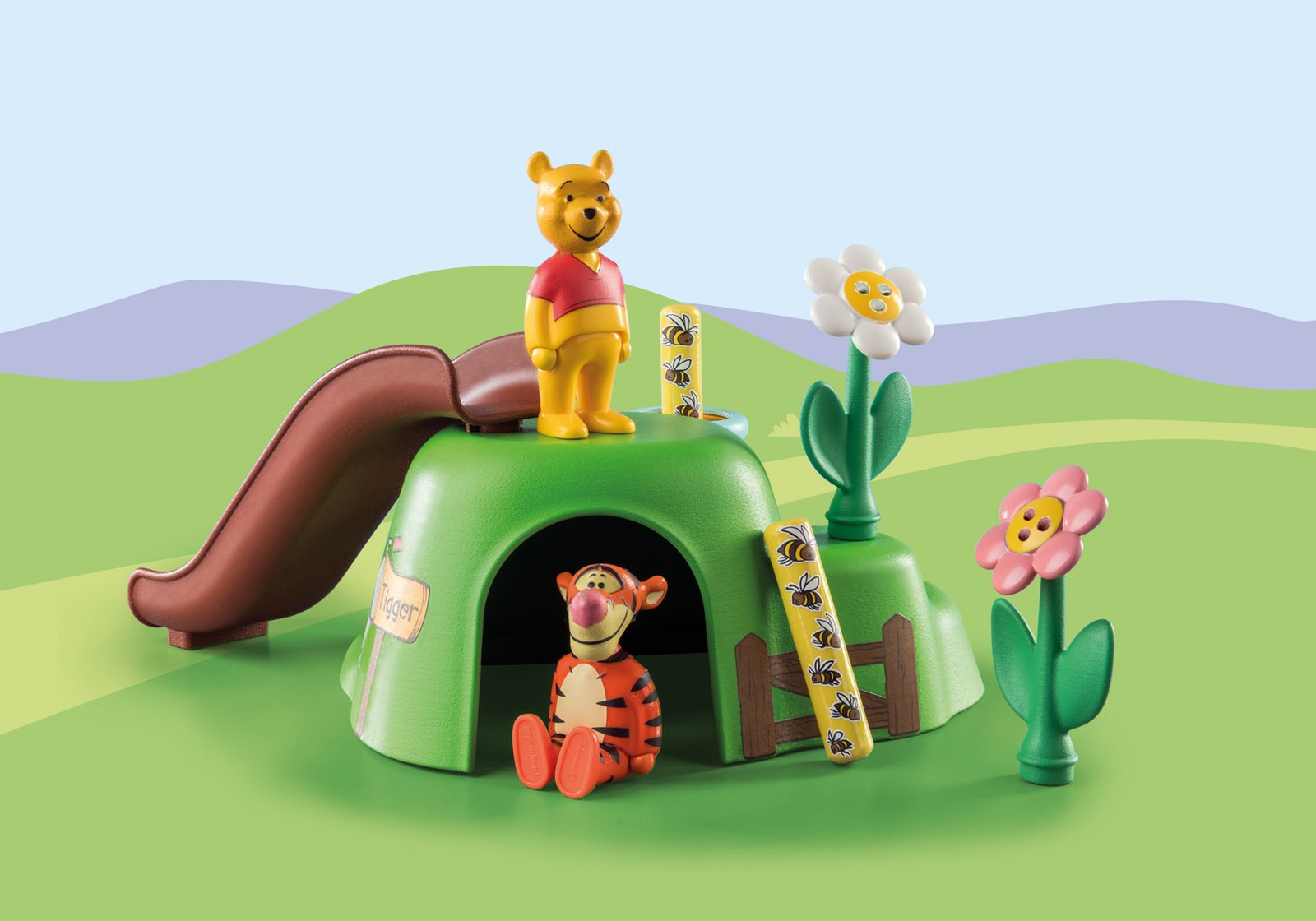 Playmobil 71317 1.2.3 & Disney: Winnie's & Tigger's Bee Garden 123 ดิสนีย์ สวนผึ้งของวินนี่และทิกเกอร์ - Image 4