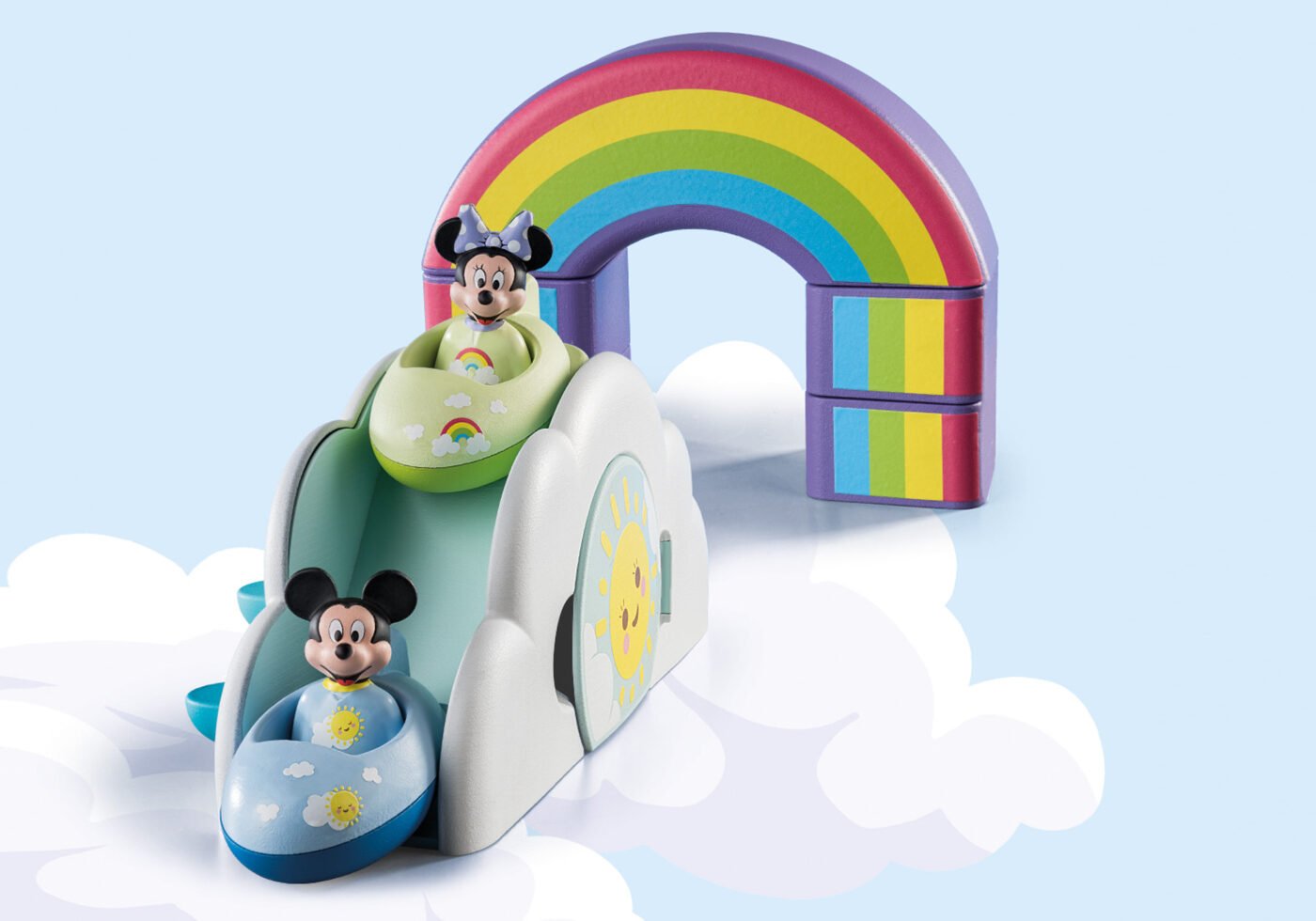 Playmobil 71319 1.2.3 & Disney: Mickey's & Minnie's Cloud Home 123 ดิสนีย์ บ้านก้อนเมฆของมิกกี้และมินนี่ - Image 5
