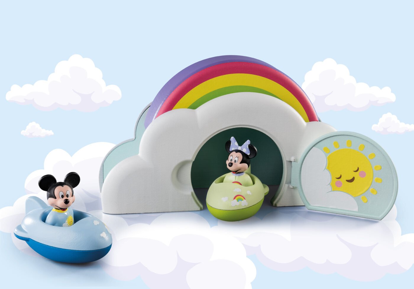 Playmobil 71319 1.2.3 & Disney: Mickey's & Minnie's Cloud Home 123 ดิสนีย์ บ้านก้อนเมฆของมิกกี้และมินนี่ - Image 7