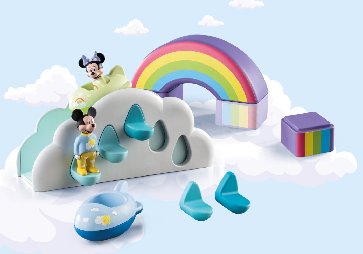 Playmobil 71319 1.2.3 & Disney: Mickey's & Minnie's Cloud Home 123 ดิสนีย์ บ้านก้อนเมฆของมิกกี้และมินนี่ - Image 9