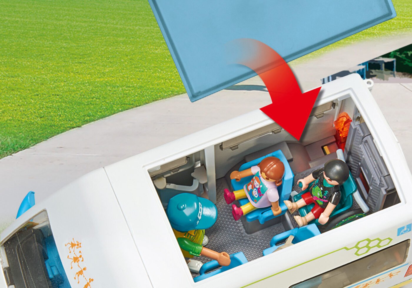 Playmobil 71329 School School Bus โรงเรียน รถโรงเรียน - Image 6