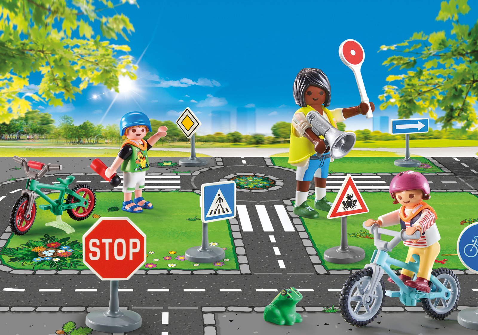 Playmobil 71332 School Traffic Education โรงเรียน การศึกษาด้านการจราจร