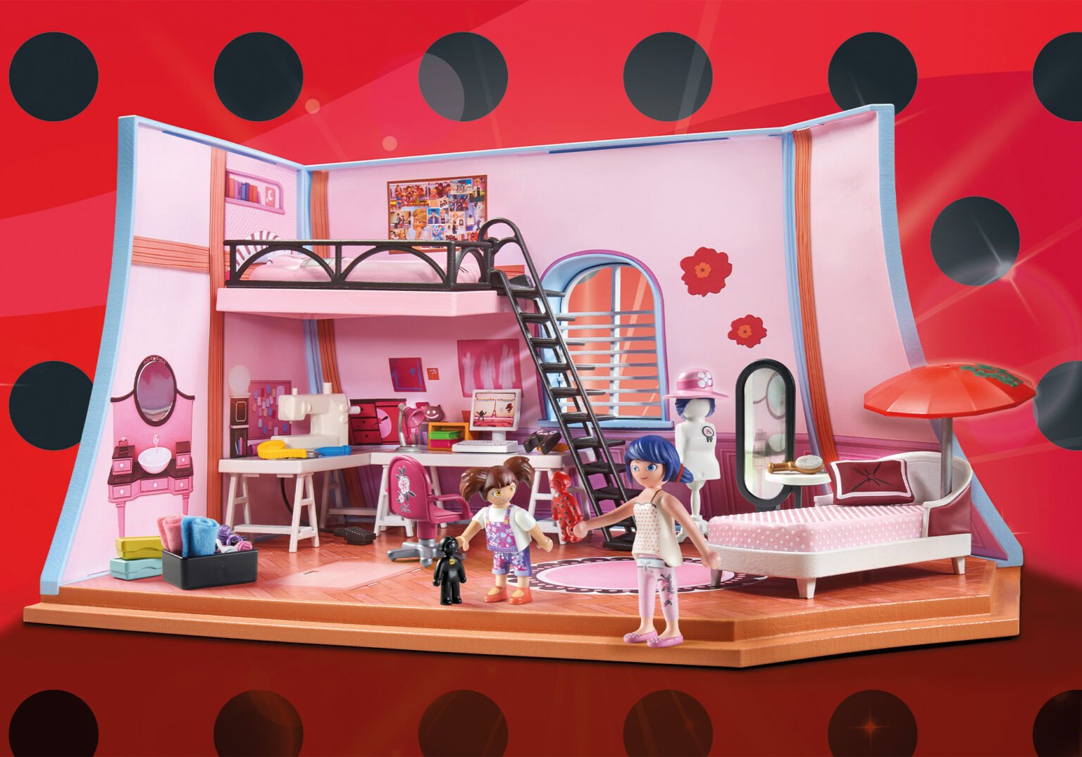 Playmobil 71334 Miraculous: Marinette's Loft มิราคูลัส ห้องใต้หลังคาของมาริเน็ตต์