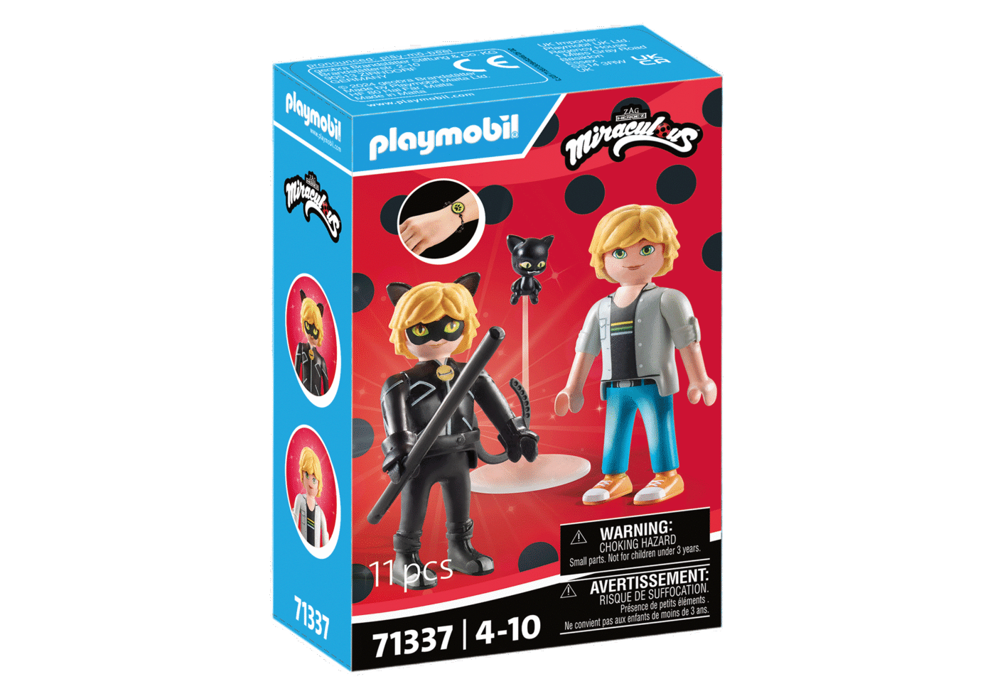 Alternative view of Playmobil 71337 Miraculous: Adrien & Cat Noir มิราคูลัส เอเดรียน และ แคท นัวร์