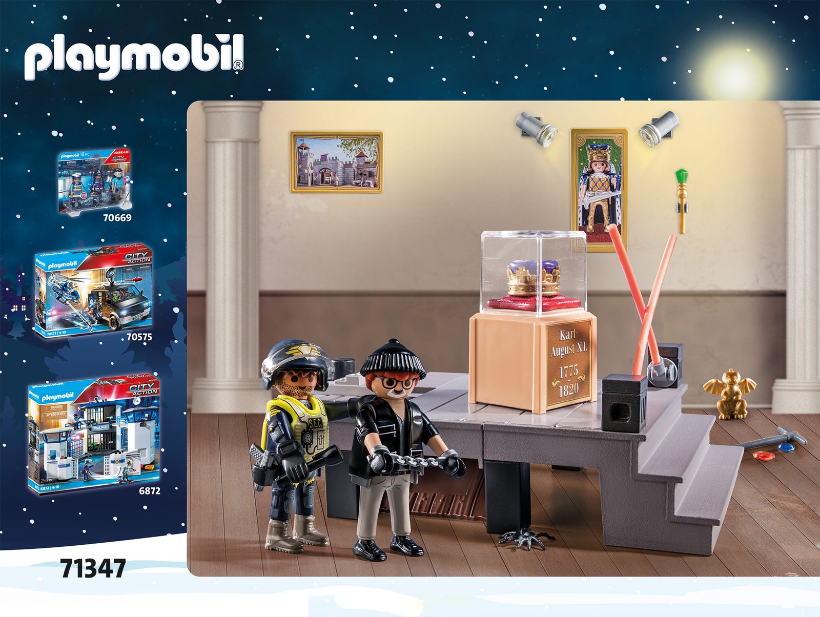 Playmobil 71347 Advent Calendar Police museum theft แอดเว้นท์ ตำรวจพิพิธภัณฑ์และขโมย - Image 4