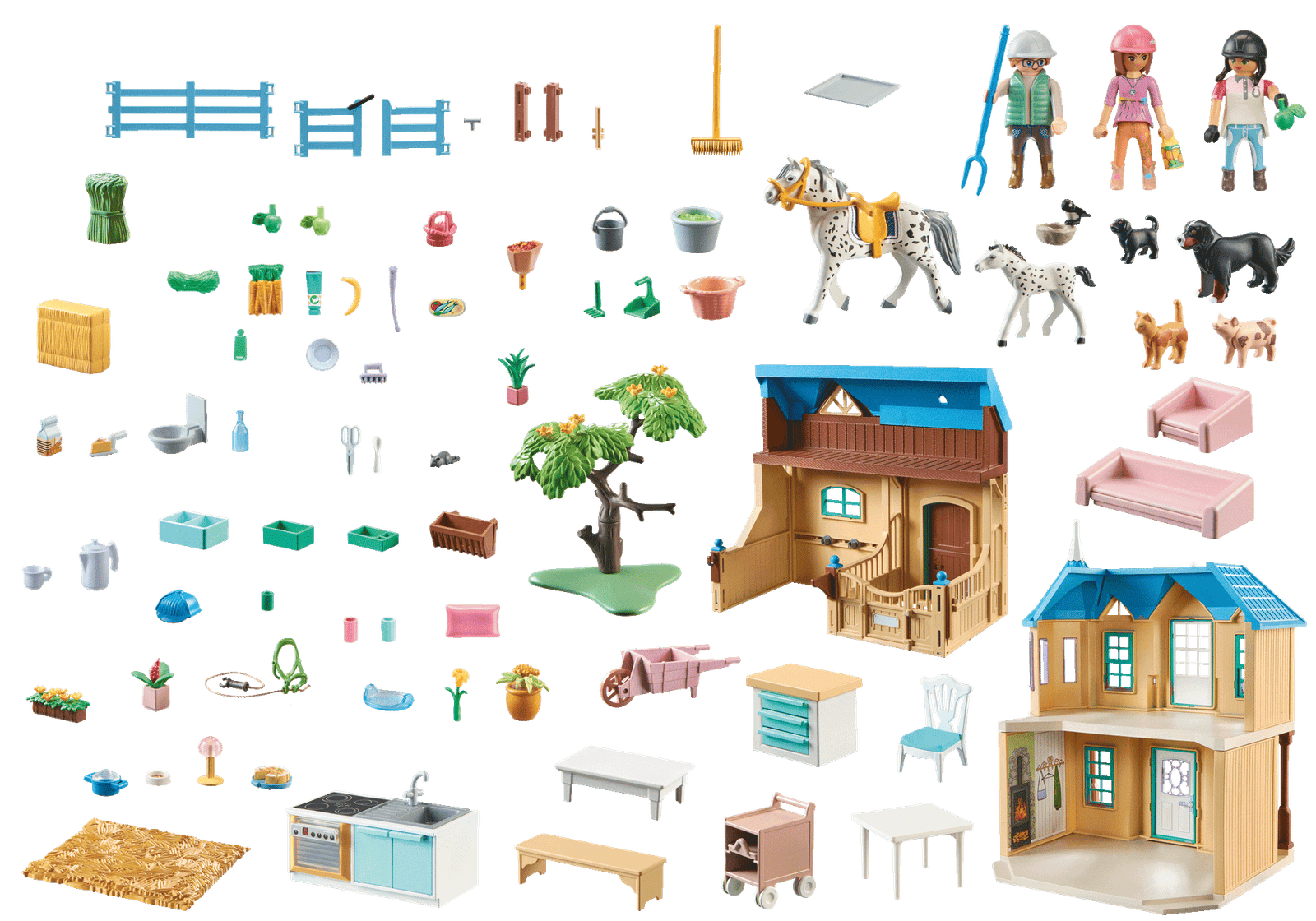 Playmobil 71351 Horses of Waterfall Waterfall Ranch ม้าแห่งวอเตอร์ฟอลล์ ฟาร์มวอเตอร์ฟอลล์ - Image 3