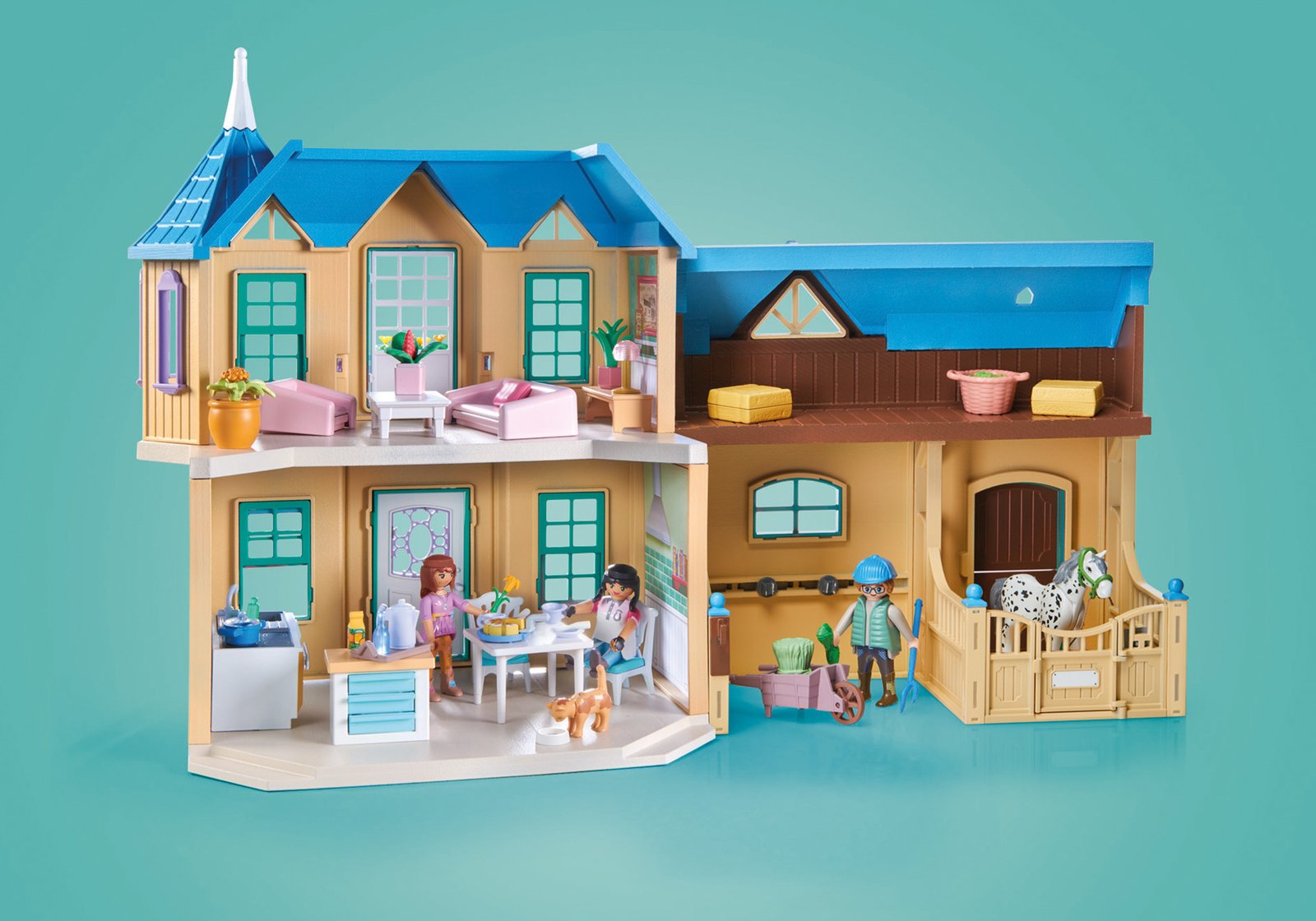 Playmobil 71351 Horses of Waterfall Waterfall Ranch ม้าแห่งวอเตอร์ฟอลล์ ฟาร์มวอเตอร์ฟอลล์ - Image 5