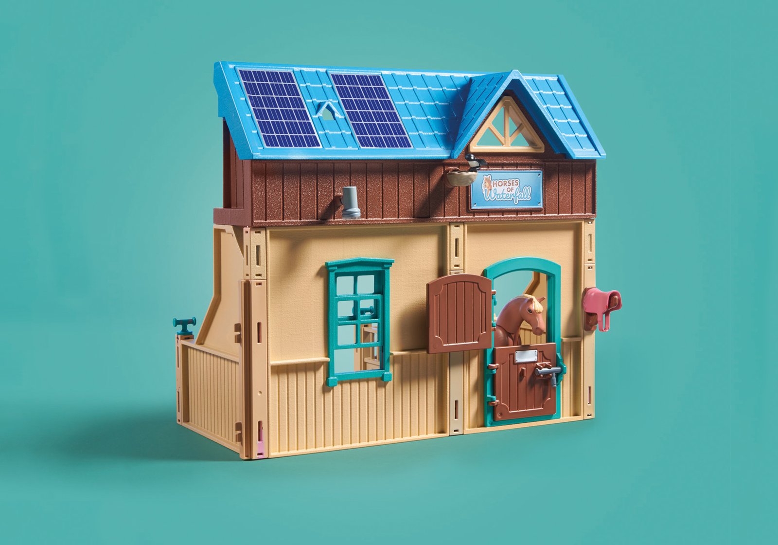 Playmobil 71352 Horses of Waterfall Riding Therapy and Veterinary Practice ม้าแห่งวอเตอร์ฟอลล์ ศูนย์บำบัดรักษาโรคม้าและสัตวแพทย์ - Image 7