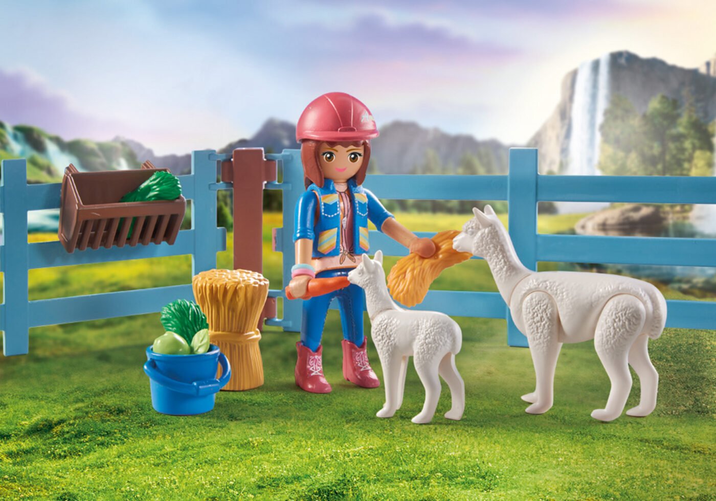Playmobil 71353 Horses of Waterfall Horse Stall with Amelia and Whisper ม้าแห่งวอเตอร์ฟอลล์ คอกม้ากับอเมเลียและวิสเปอร์ - Image 4