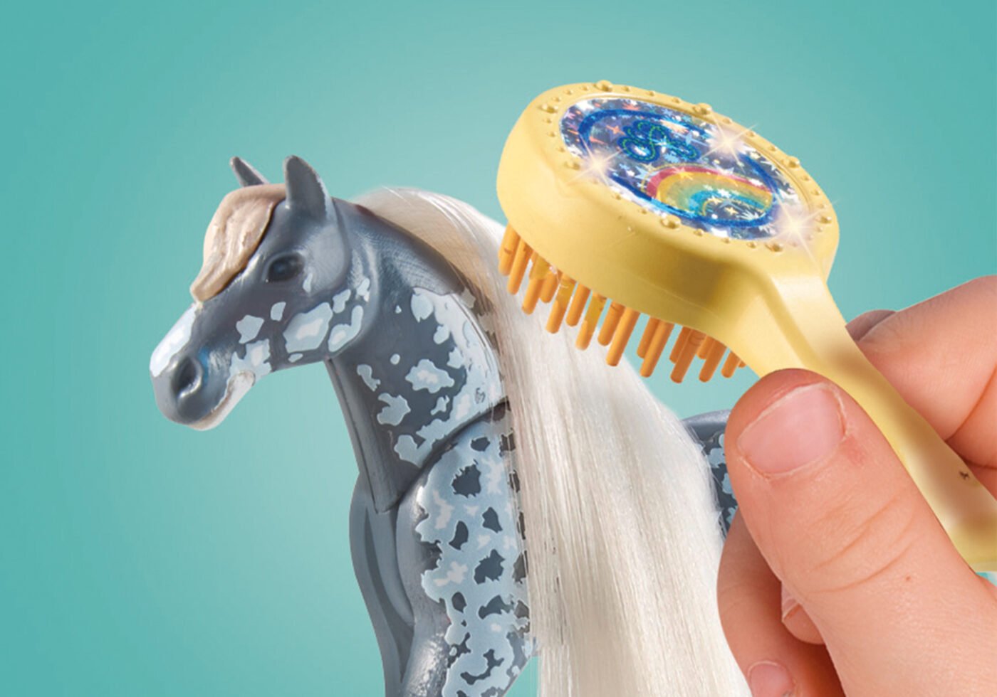 Playmobil 71353 Horses of Waterfall Horse Stall with Amelia and Whisper ม้าแห่งวอเตอร์ฟอลล์ คอกม้ากับอเมเลียและวิสเปอร์ - Image 6