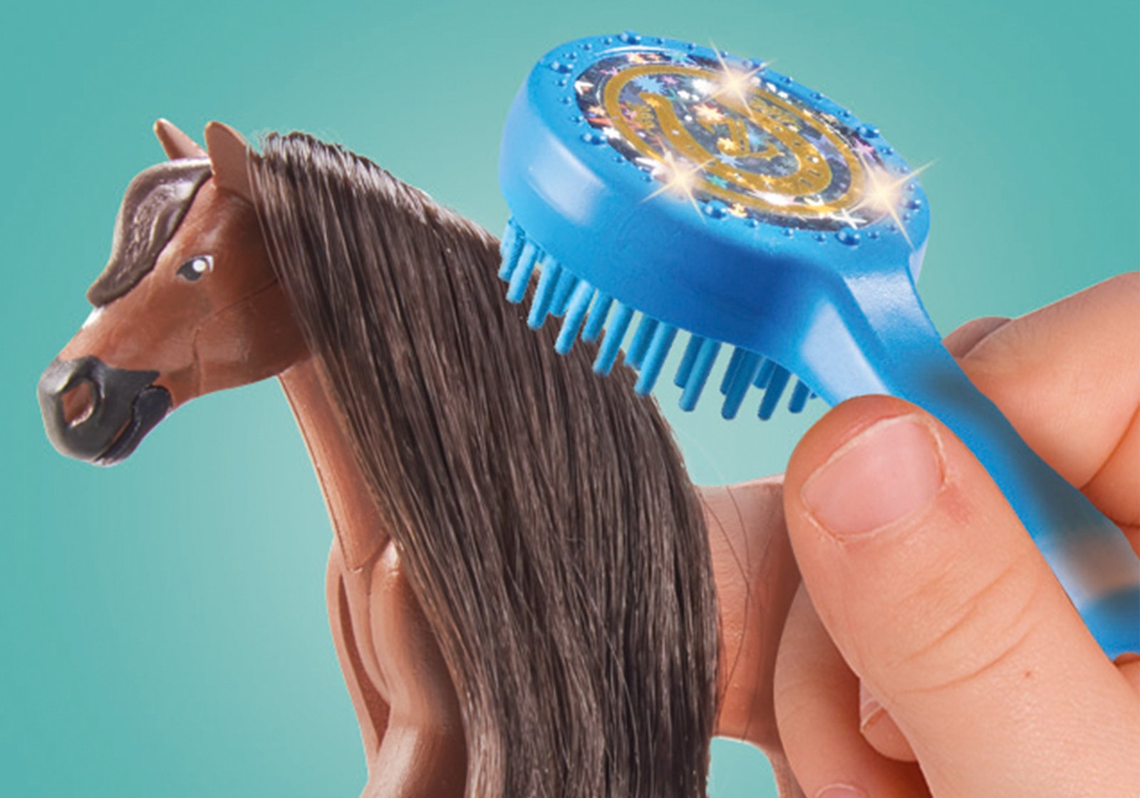 Playmobil 71355 Horses of Waterfall Jumping Arena with Zoe and Blaze ม้าแห่งวอเตอร์ฟอลล์ สนามกระโดดกับโซอี้และเบลซ - Image 4
