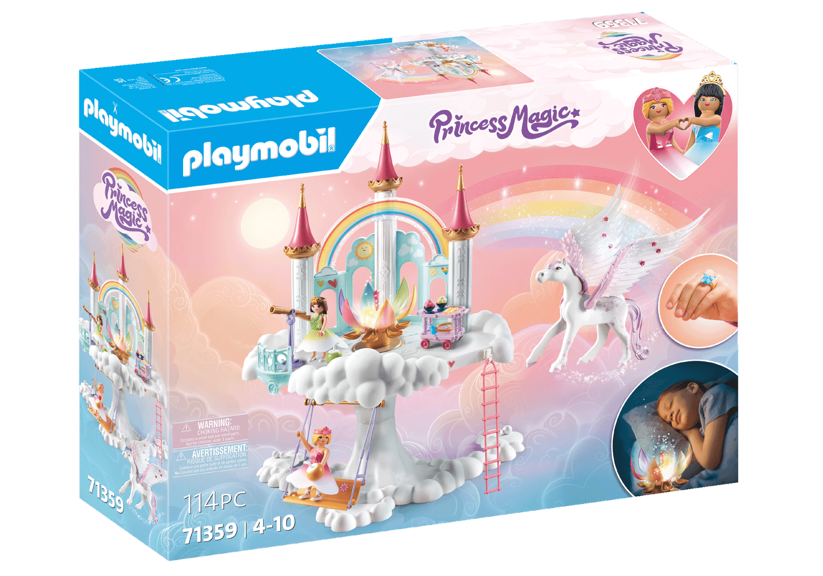 Playmobil 71359 Princess Magic Rainbow Castle in the Clouds Princess Magic ปราสาทสายรุ้งในก้อนเมฆ - Image 2